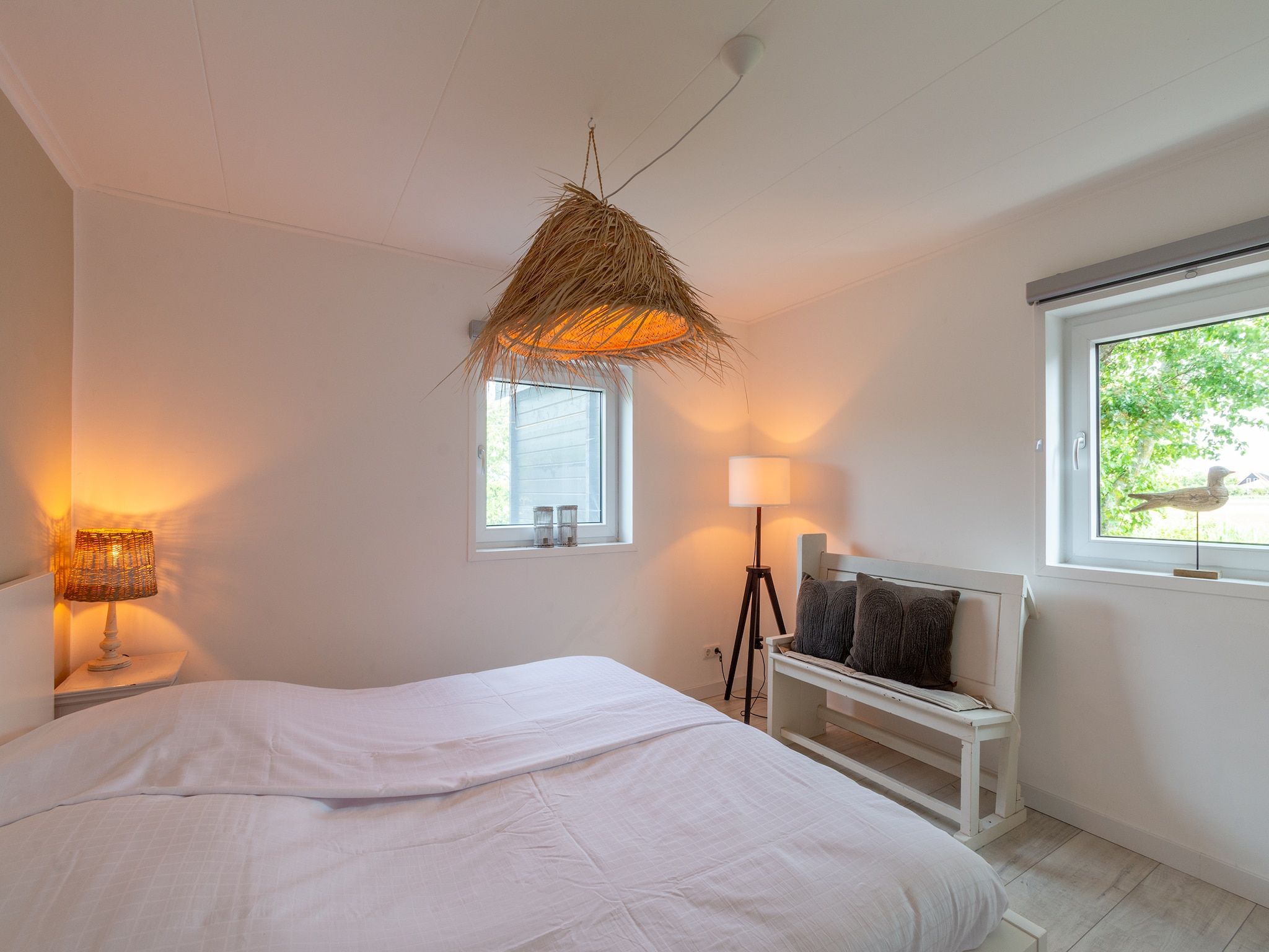 Een slaapkamer van De Blenck 3 in Callantsoog