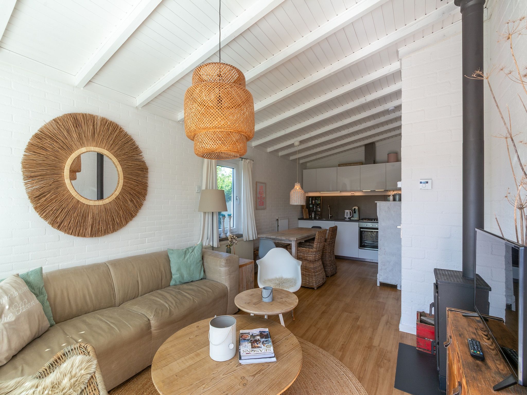 De woonkamer van De Blenck 3 in Callantsoog