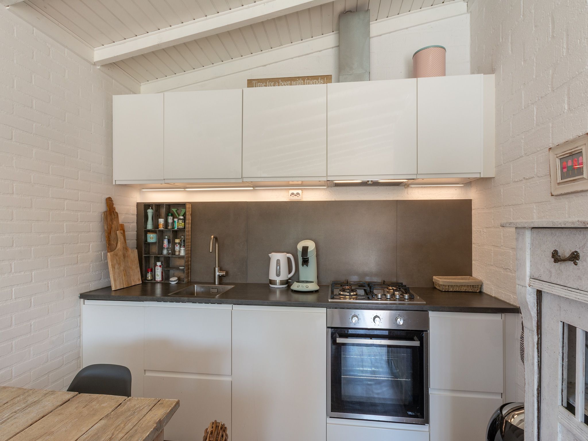 De keuken van De Blenck 3 in Callantsoog