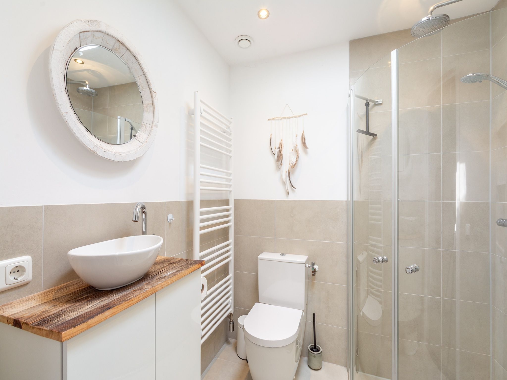 De badkamer van De Blenck 3 in Callantsoog
