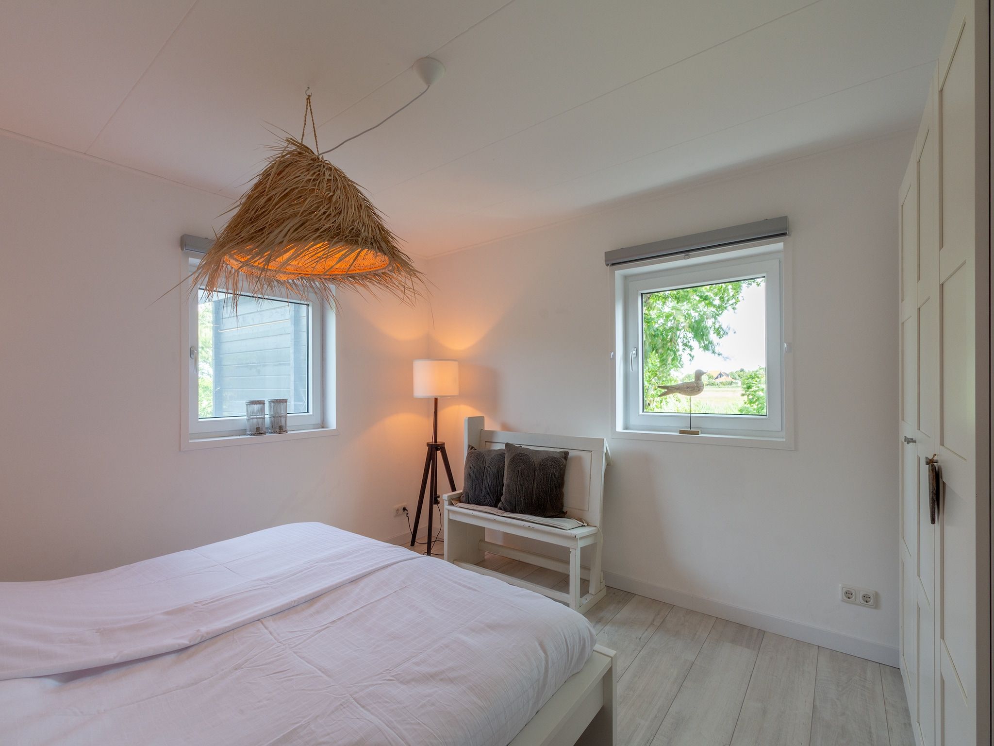 Een slaapkamer van De Blenck 3 in Callantsoog