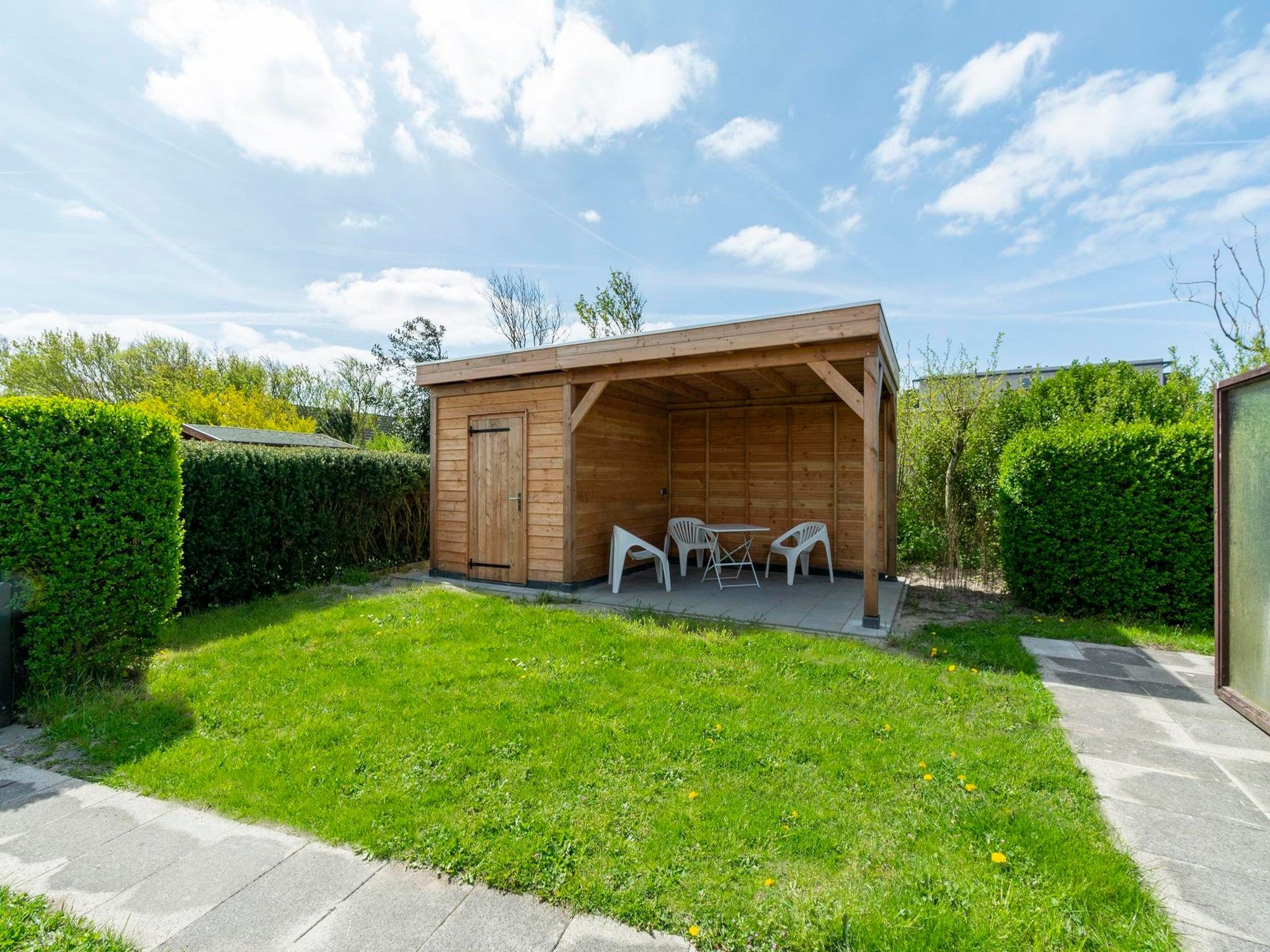 De tuin van De Blenck 49 in Callantsoog