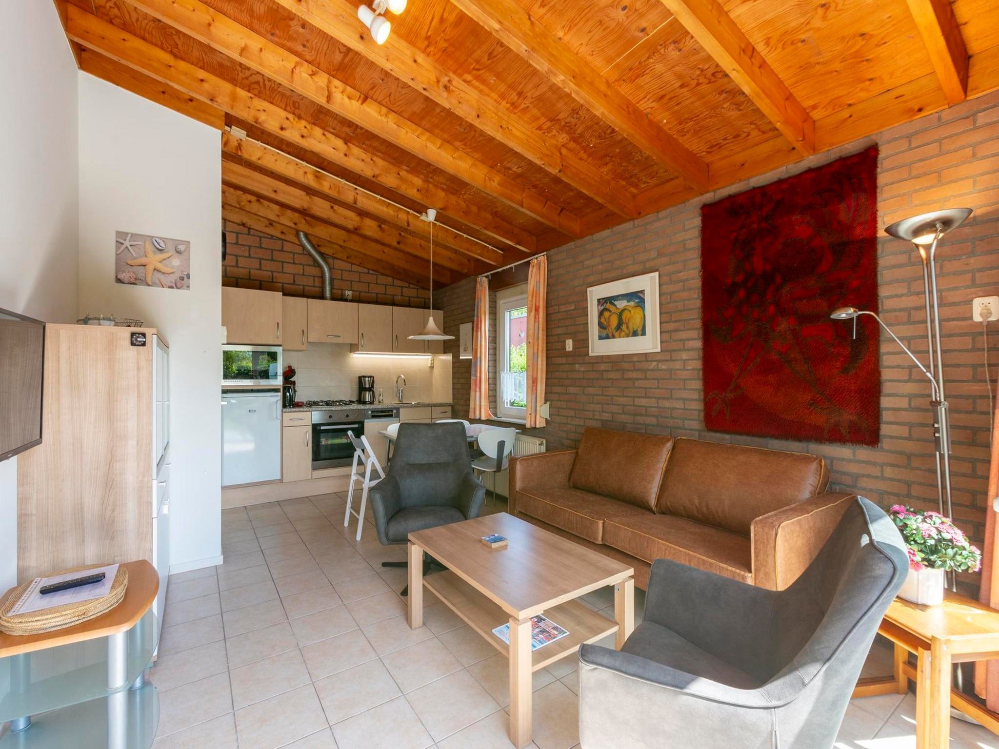 De woonkamer van De Blenck 54 in Callantsoog