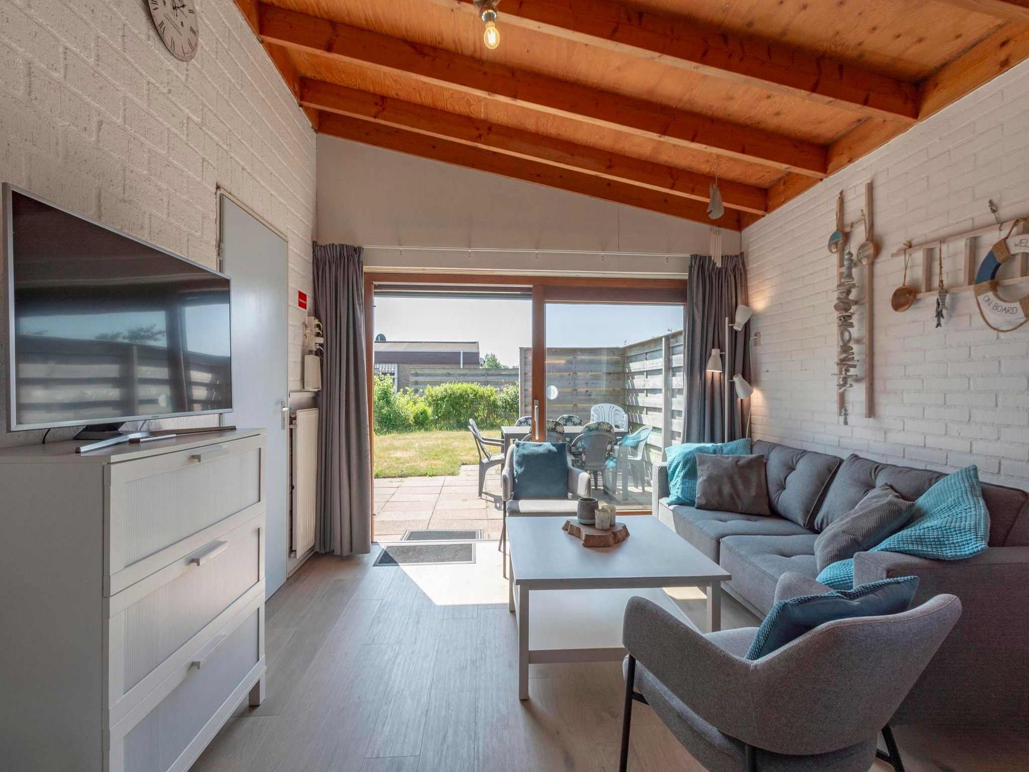 De woonkamer van De Blenck 67 in Callantsoog