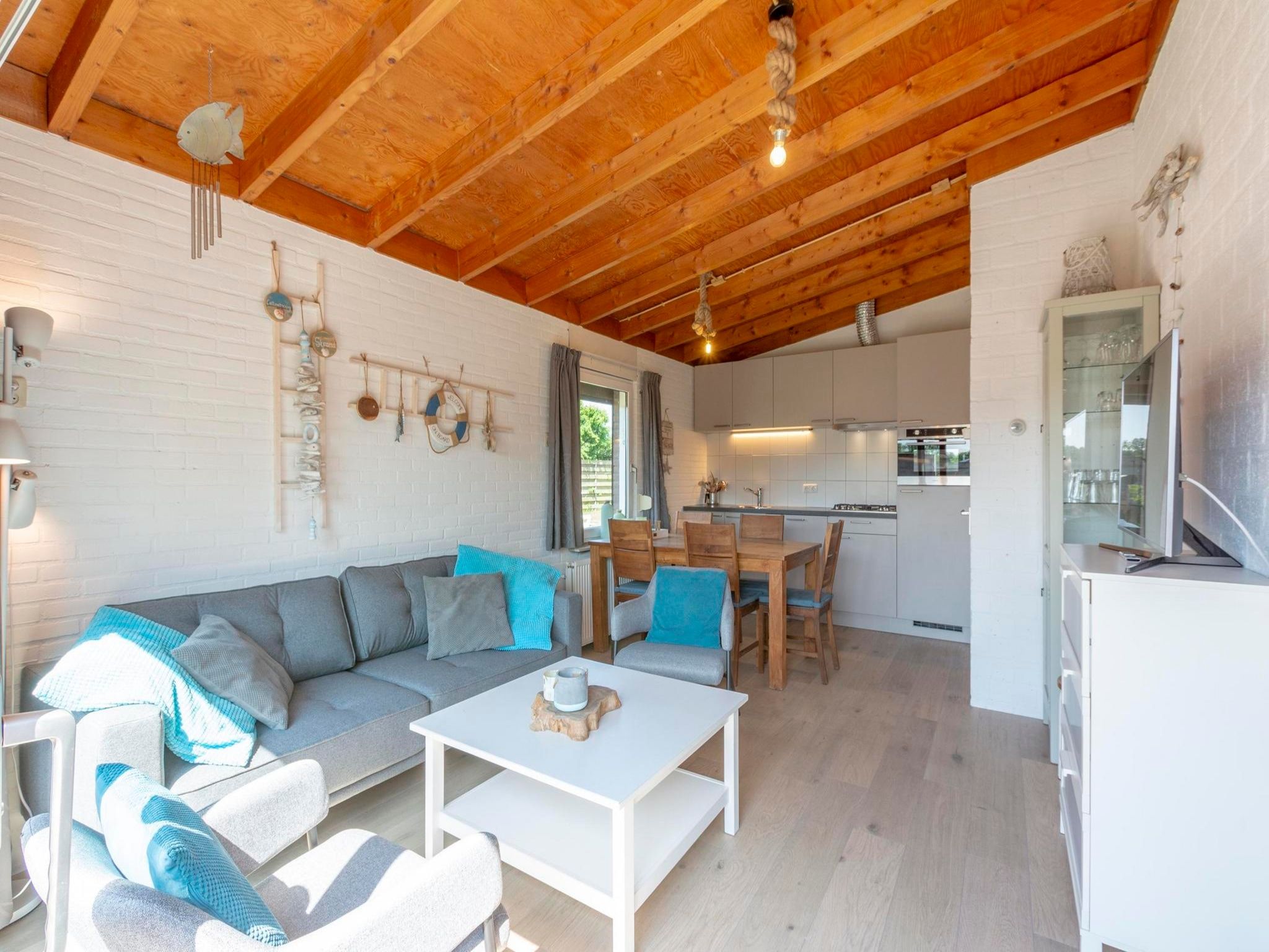 De woonkamer van De Blenck 67 in Callantsoog