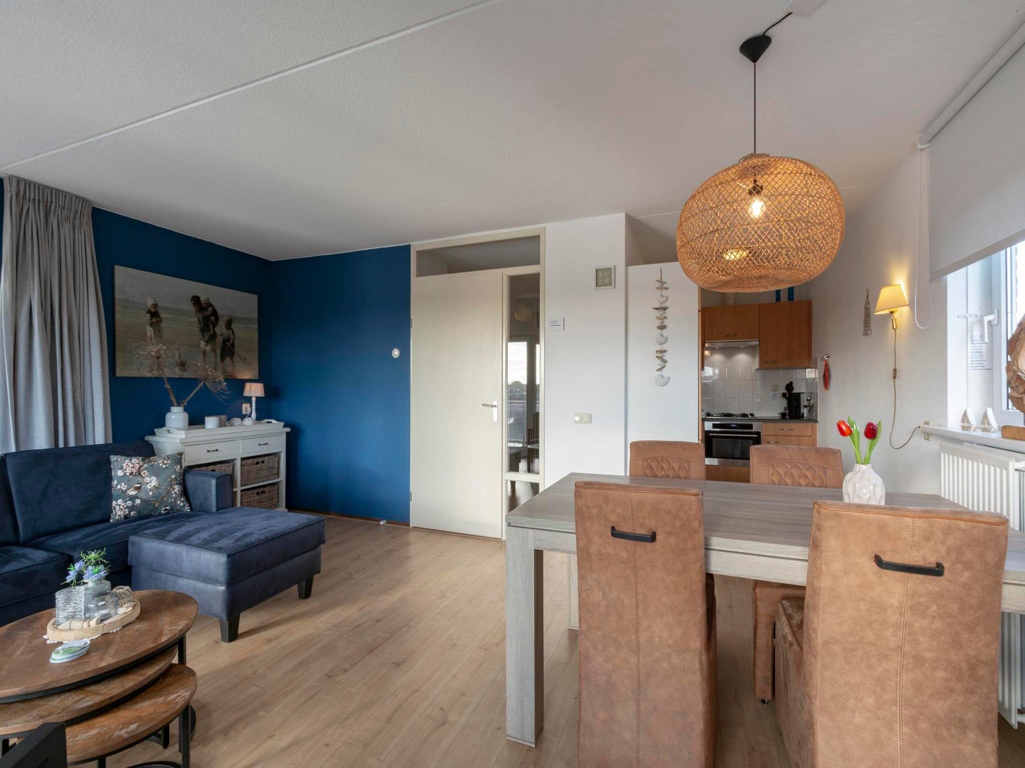 De eetkamer van Résidence Juliana 77 in Julianadorp aan Zee