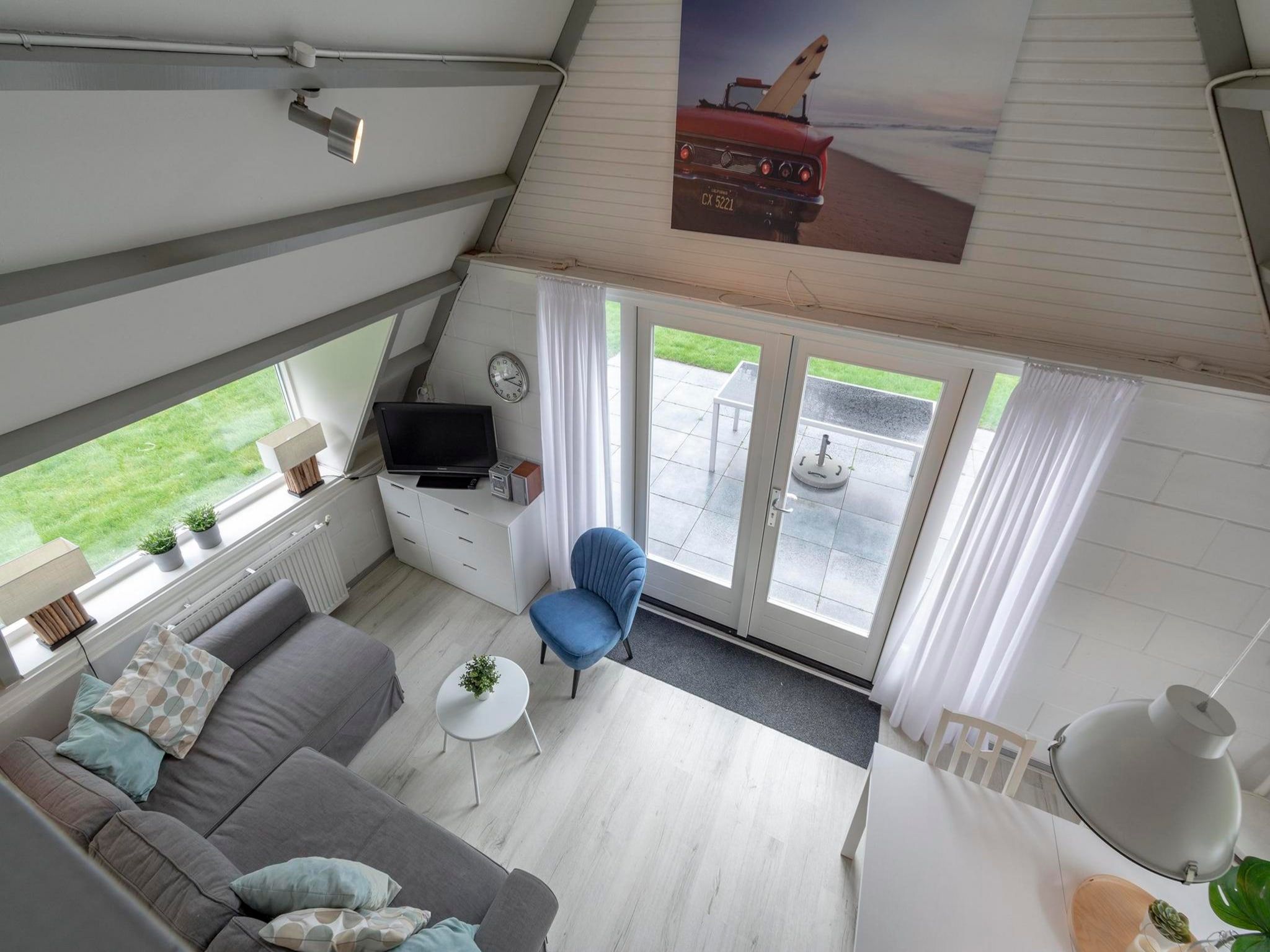 De woonkamer van Sandepark 165 in Groote Keeten