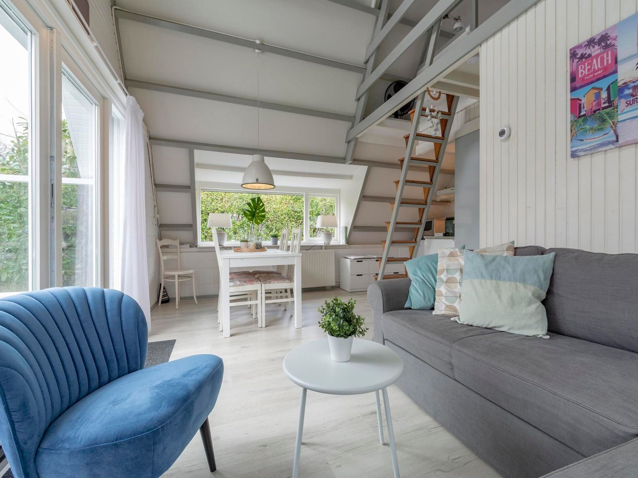 De woonkamer van Sandepark 165 in Groote Keeten