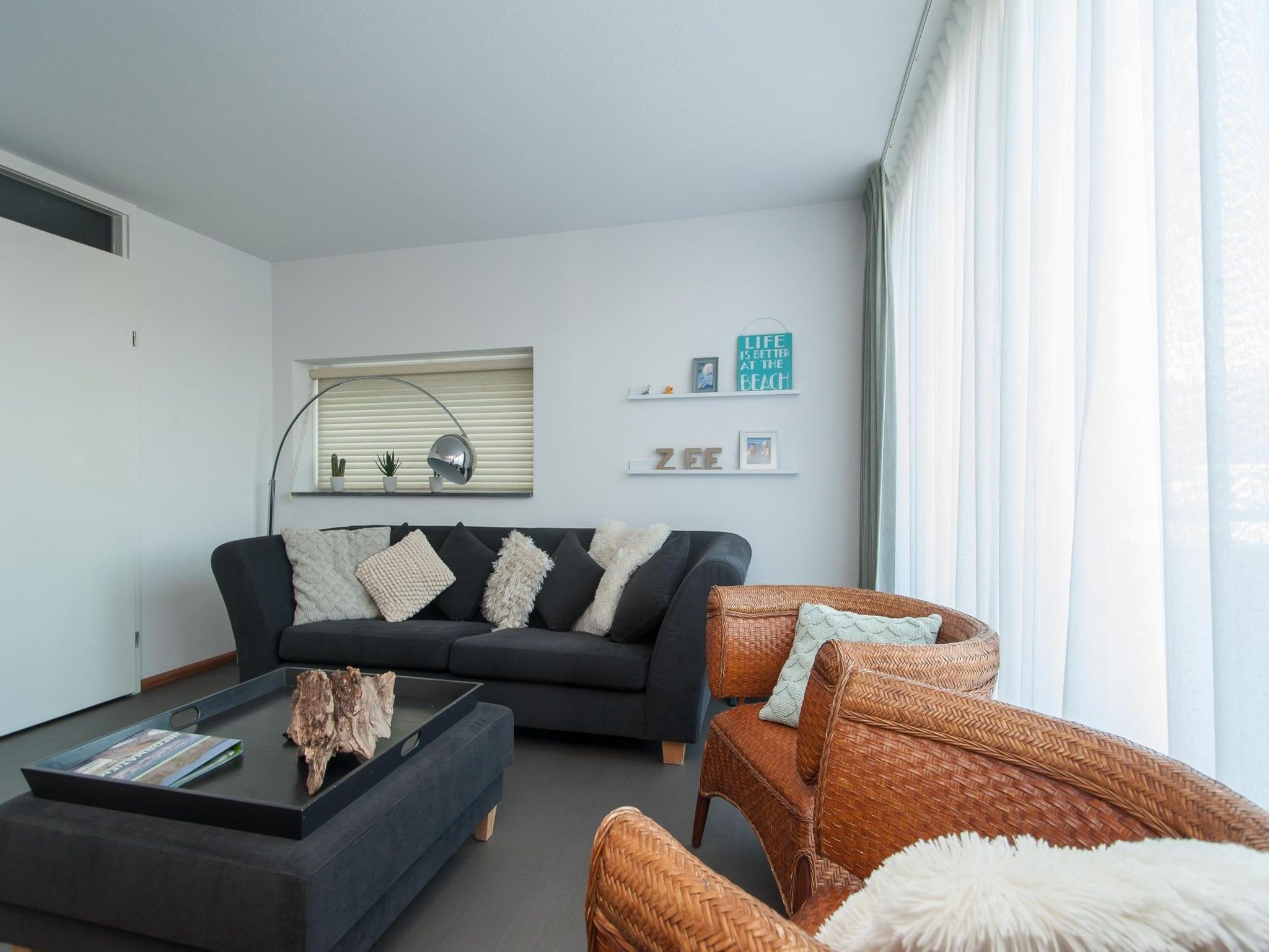 De woonkamer van Suite Duinzicht in Callantsoog