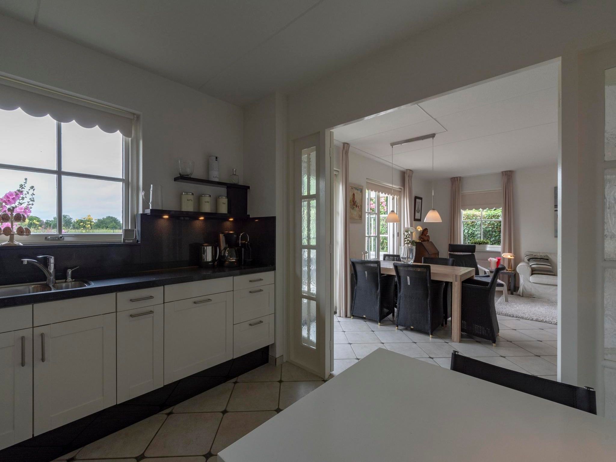 De keuken van De Buitenplaats 16 in Callantsoog