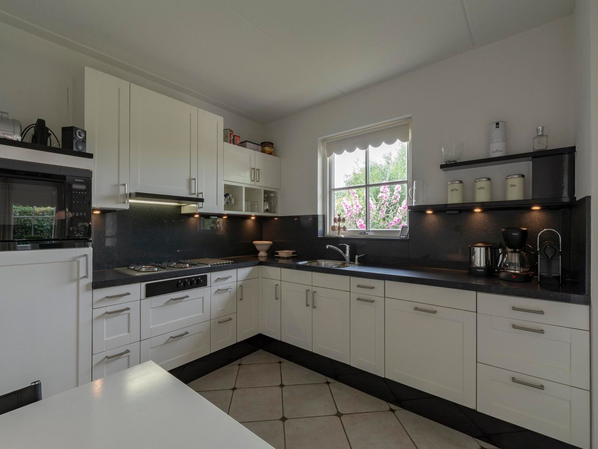 De keuken van De Buitenplaats 16 in Callantsoog