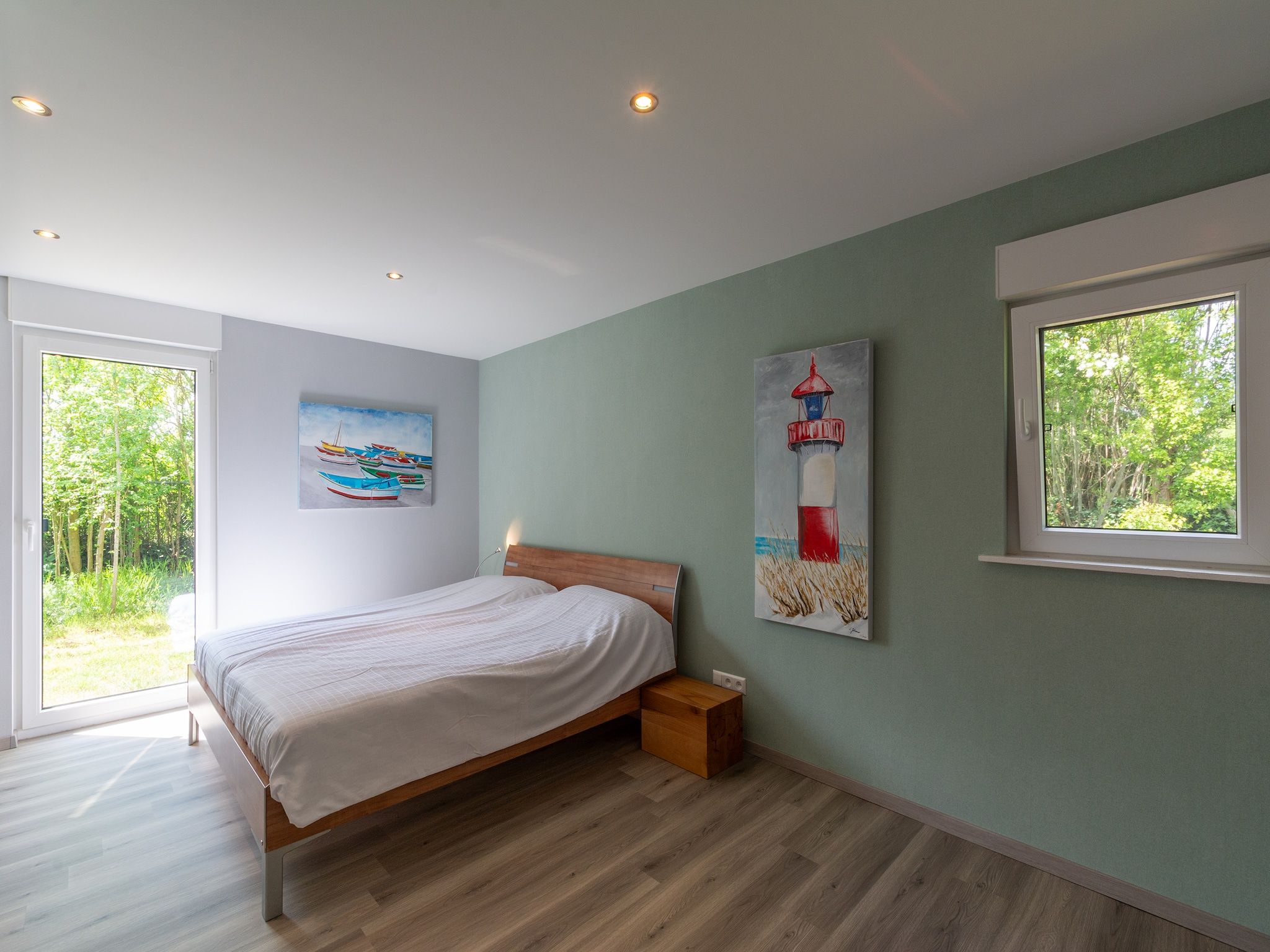 Een slaapkamer van Garnekuul 18 in Callantsoog