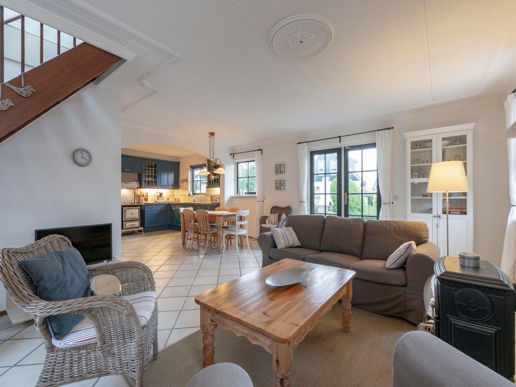 De woonkamer van De Buitenplaats 62 in Callantsoog