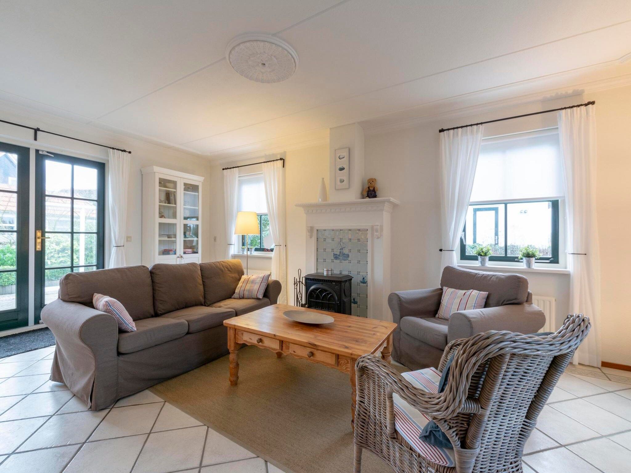 De woonkamer van De Buitenplaats 62 in Callantsoog