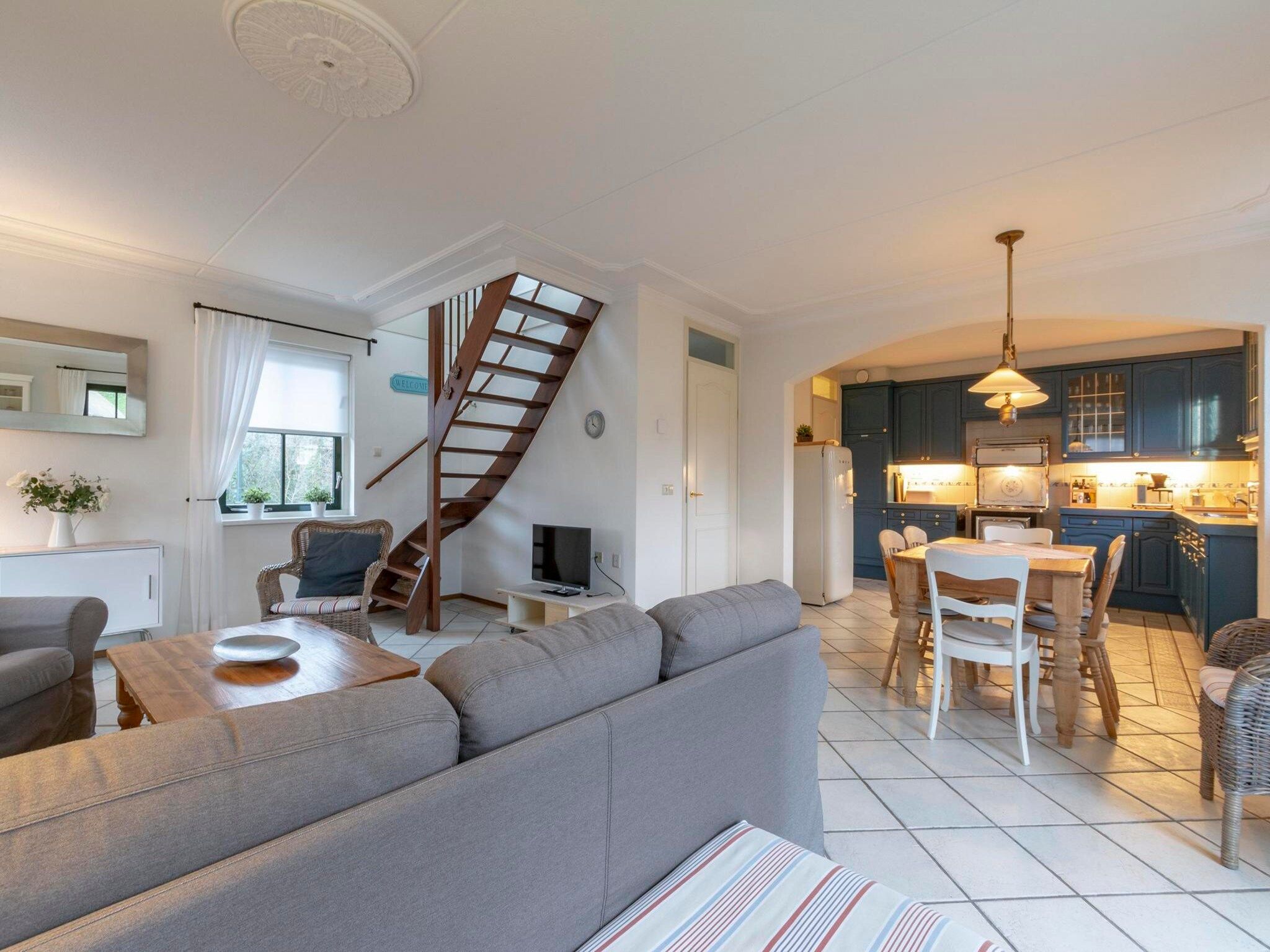 De woonkamer van De Buitenplaats 62 in Callantsoog