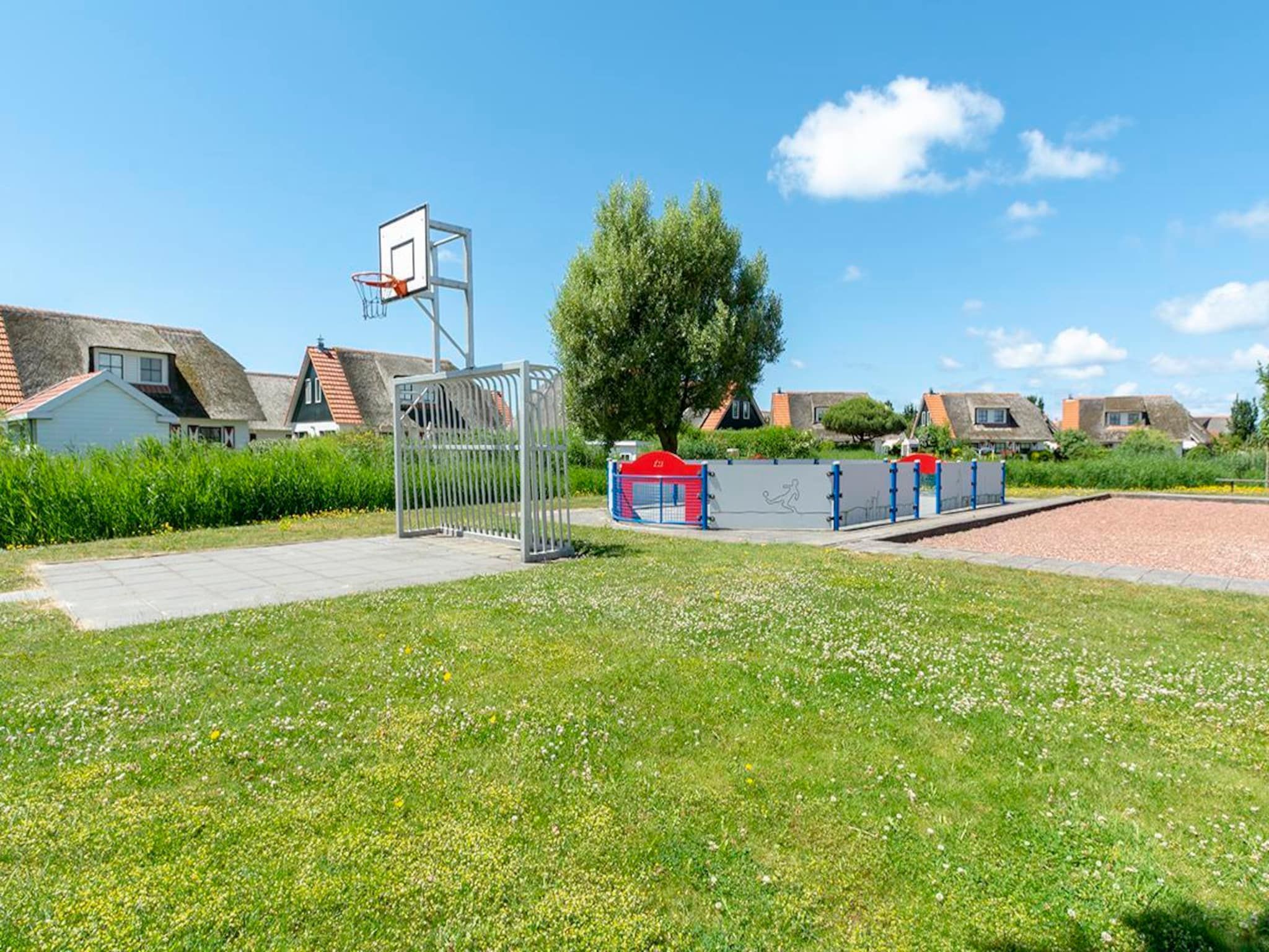 De tuin van De Buitenplaats 62 in Callantsoog