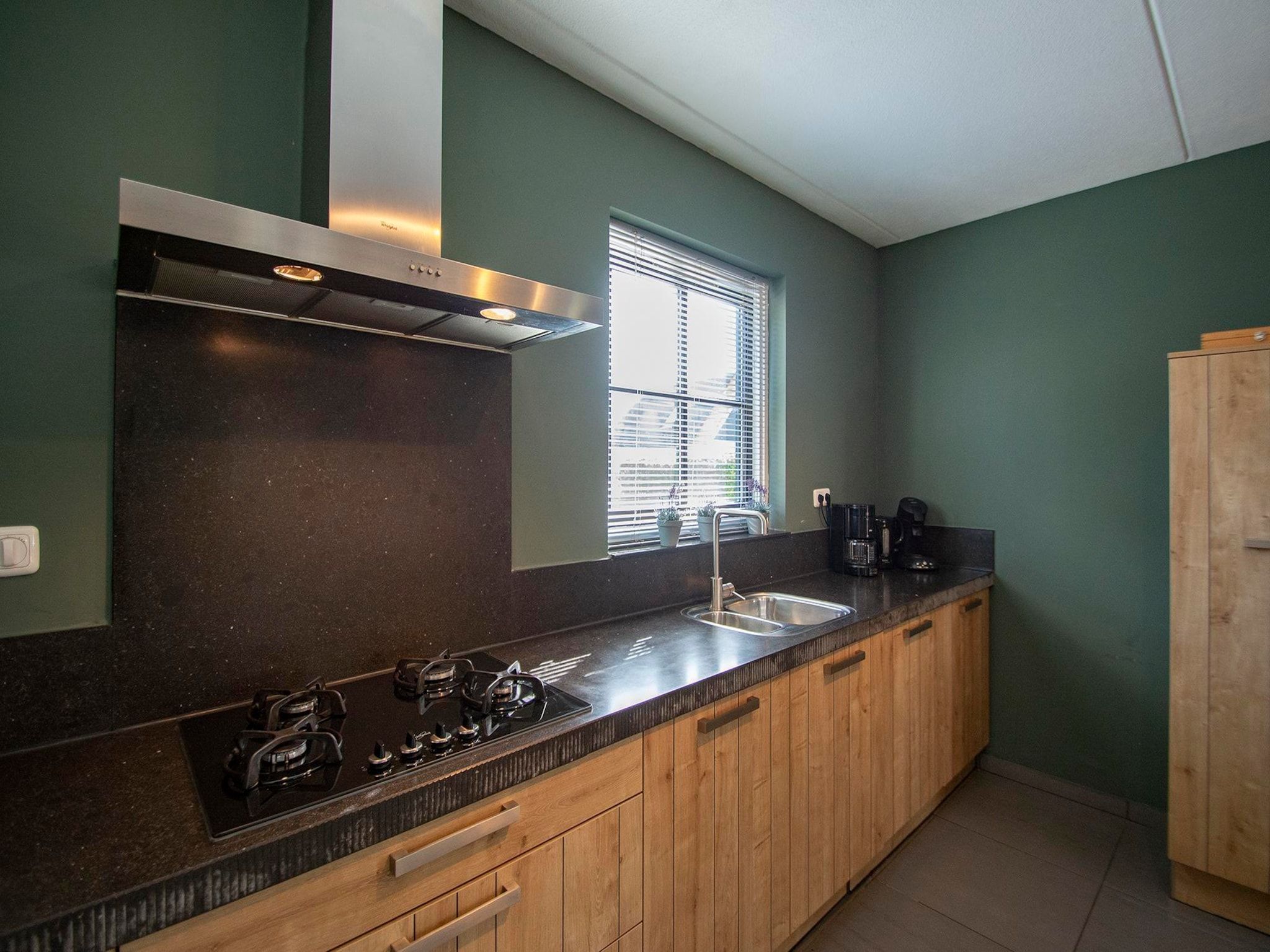 De keuken van De Buitenplaats 72 in Callantsoog