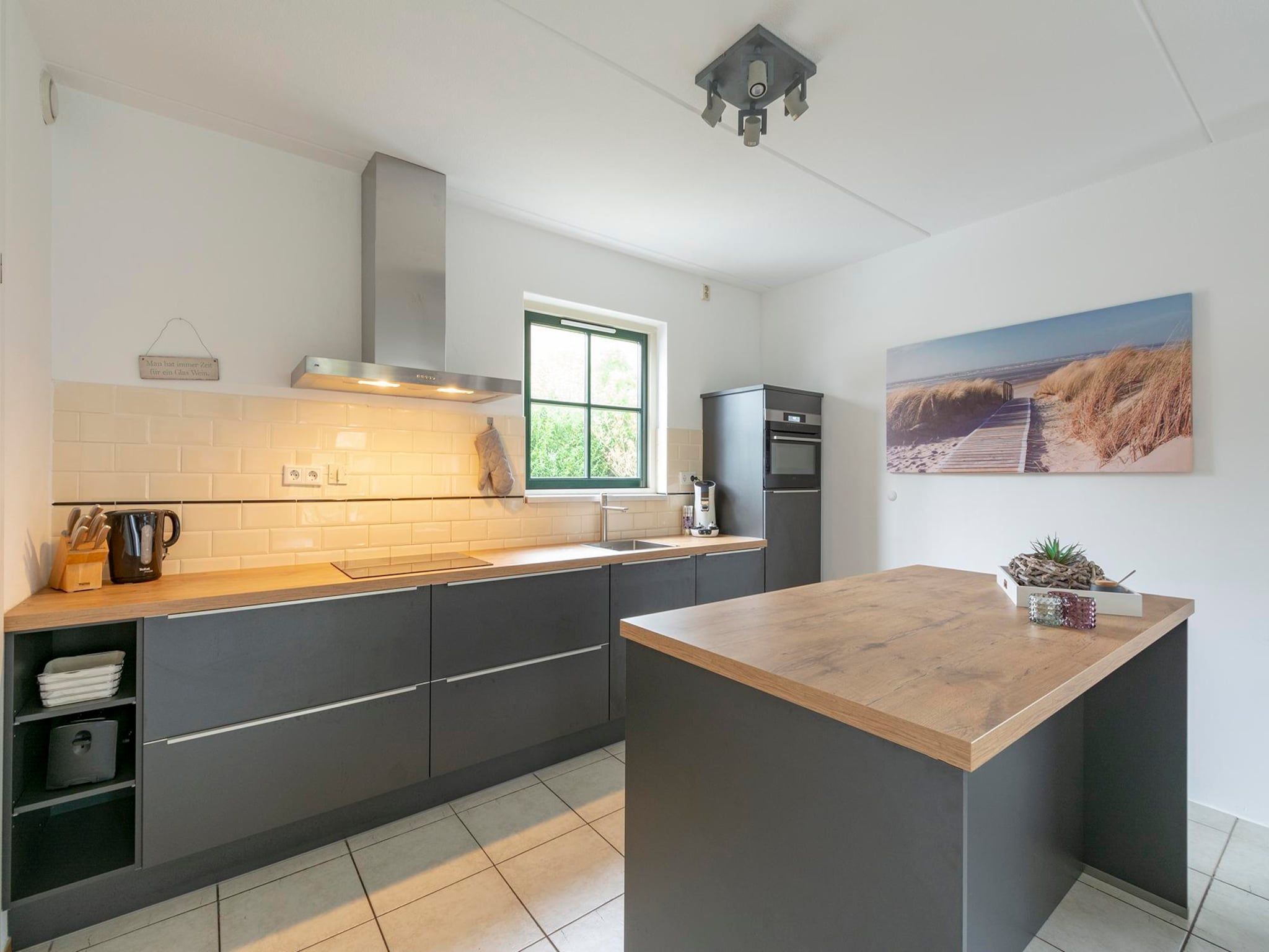 De keuken van De Buitenplaats 89 in Callantsoog