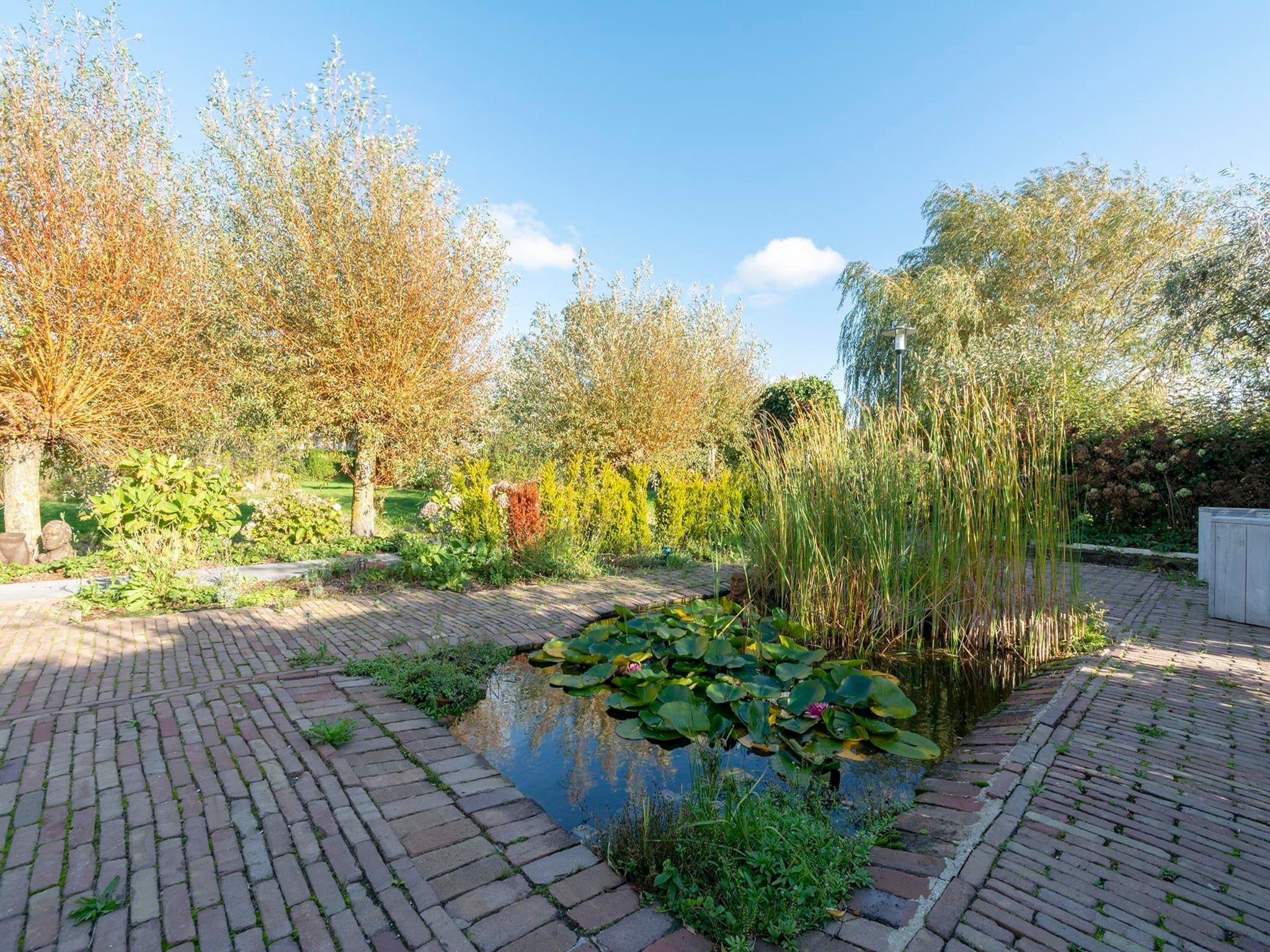 De tuin van De Buitenplaats 89 in Callantsoog