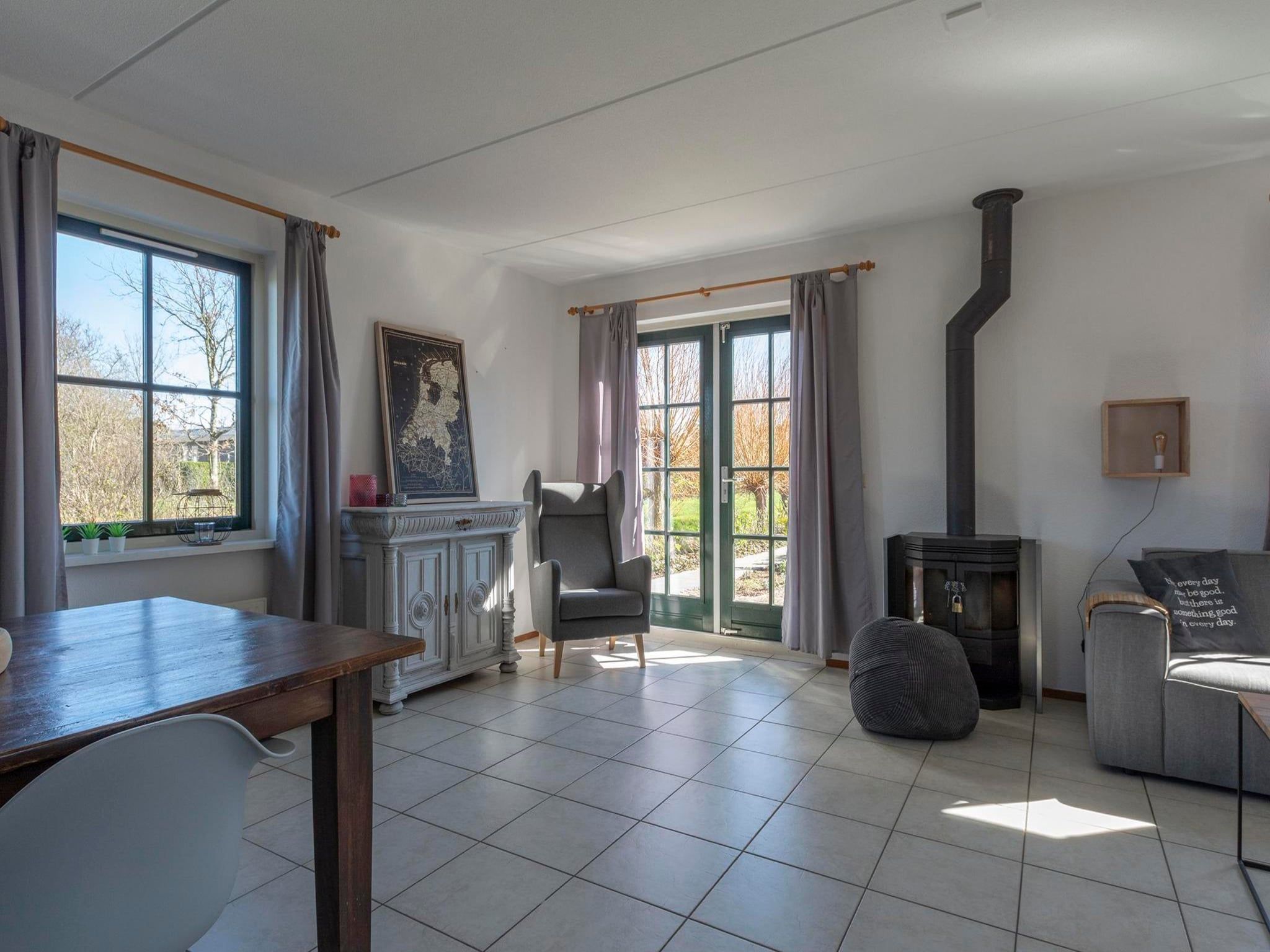 De woonkamer van De Buitenplaats 89 in Callantsoog
