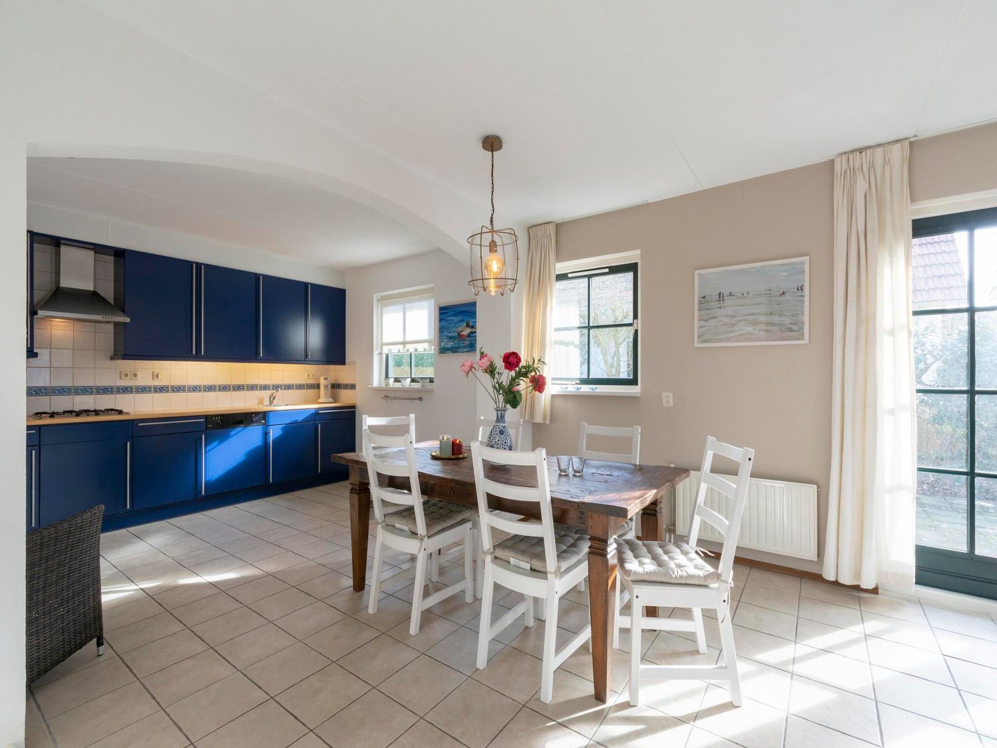De keuken van De Buitenplaats 98 in Callantsoog