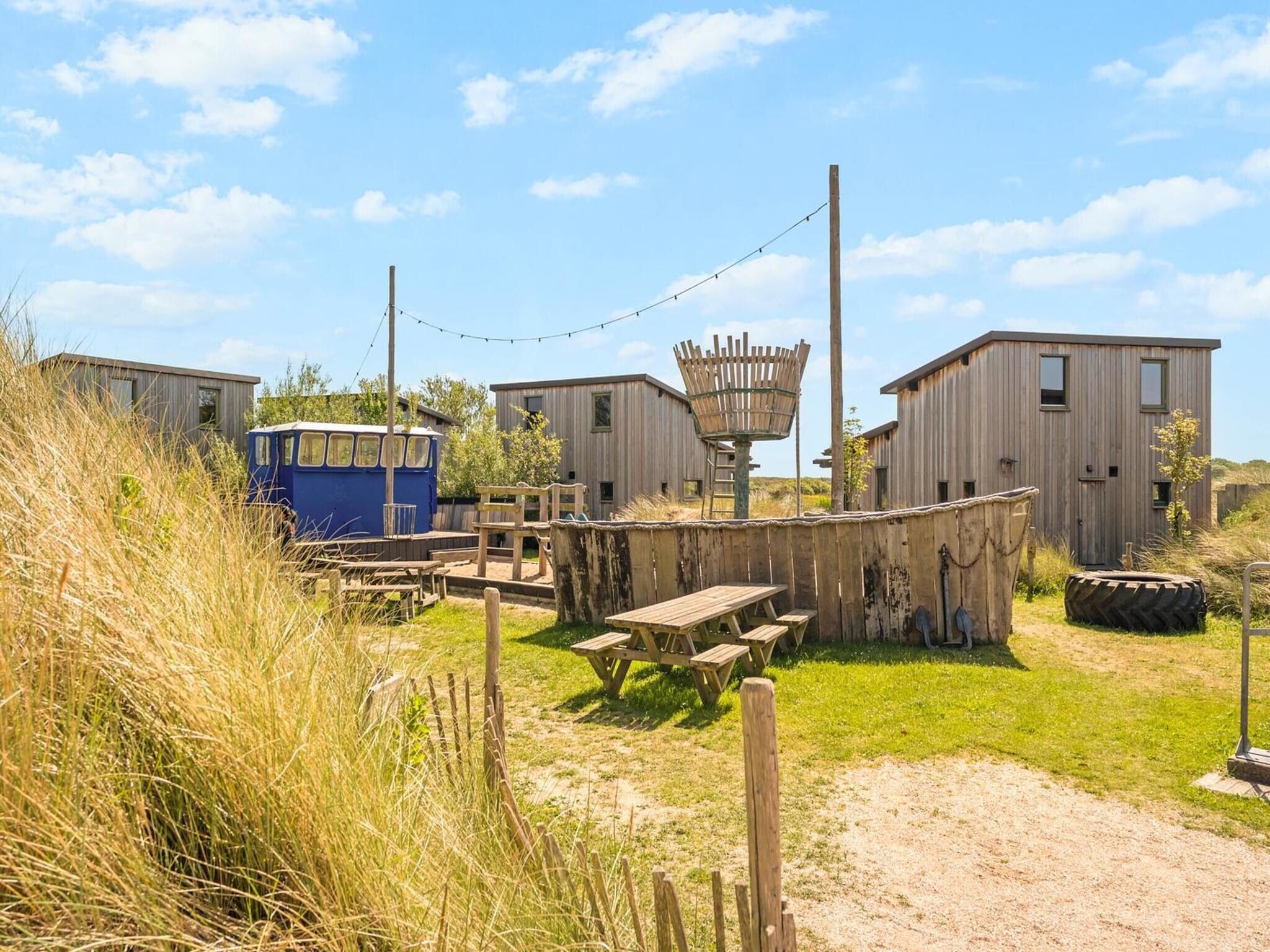 Het terras van Villa Zuidwester in Callantsoog