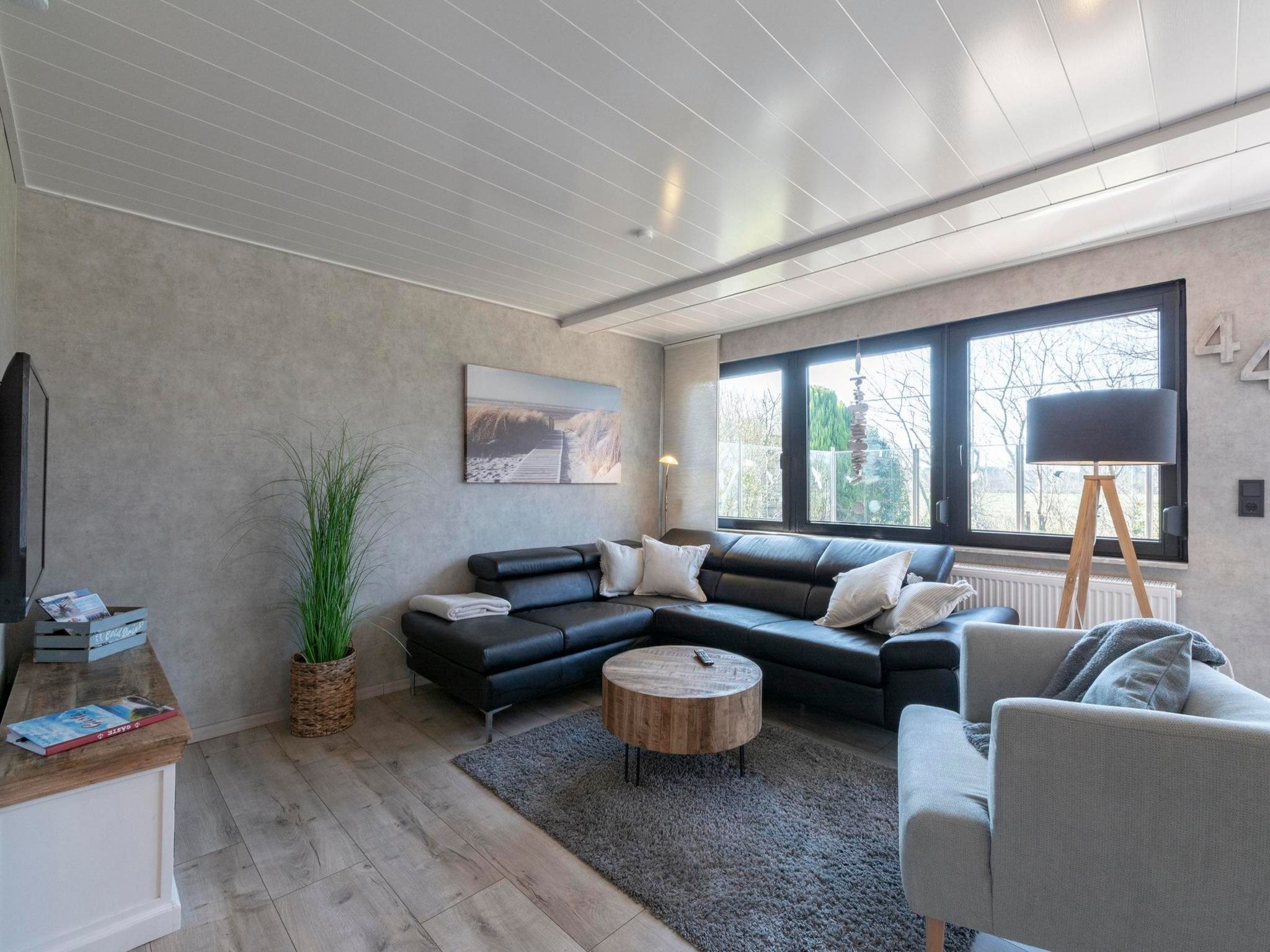 De woonkamer van Garnekuul 44 in Callantsoog