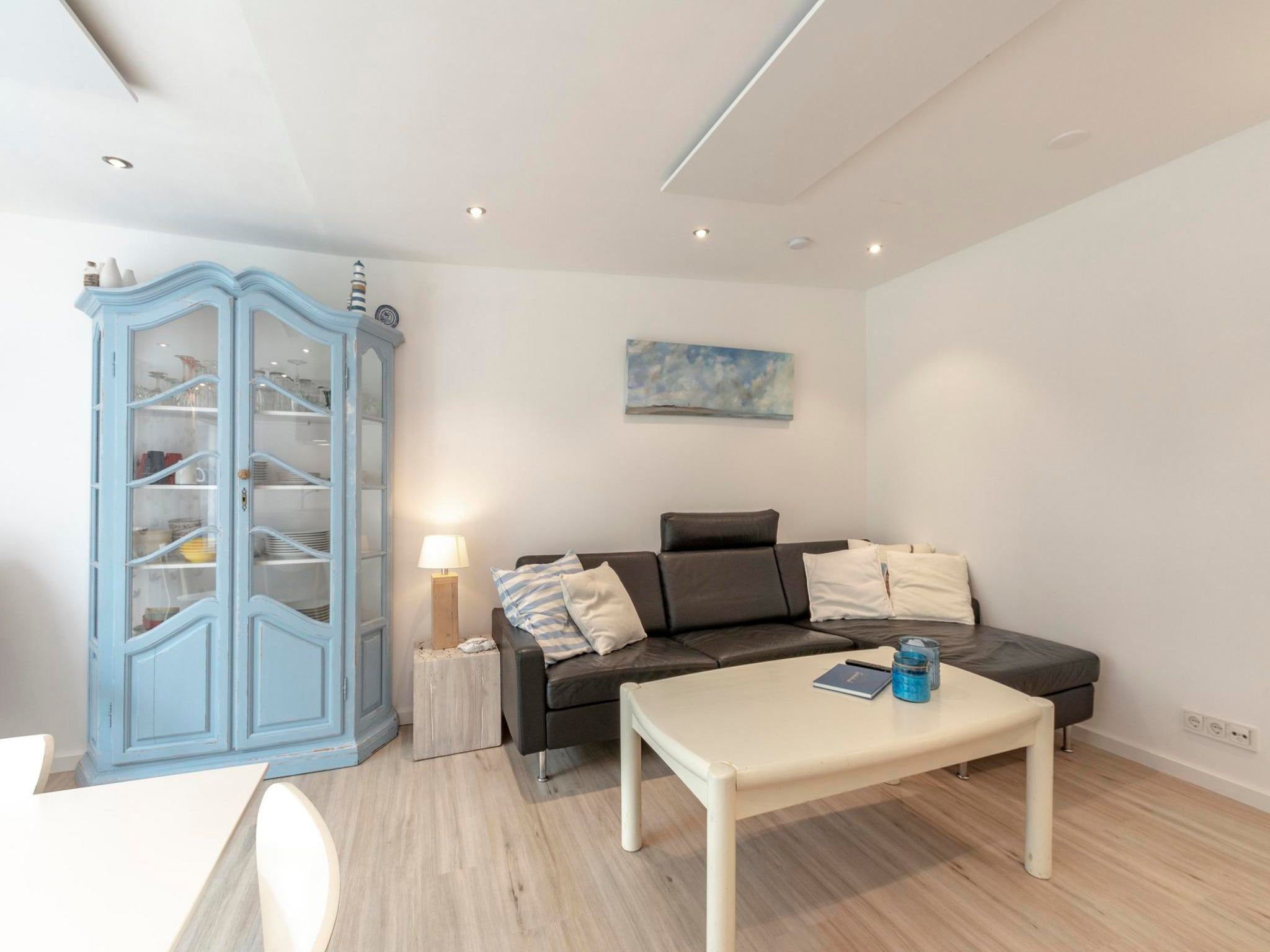 De woonkamer van Duinland 126 Kleine Mia in Sint Maartenszee