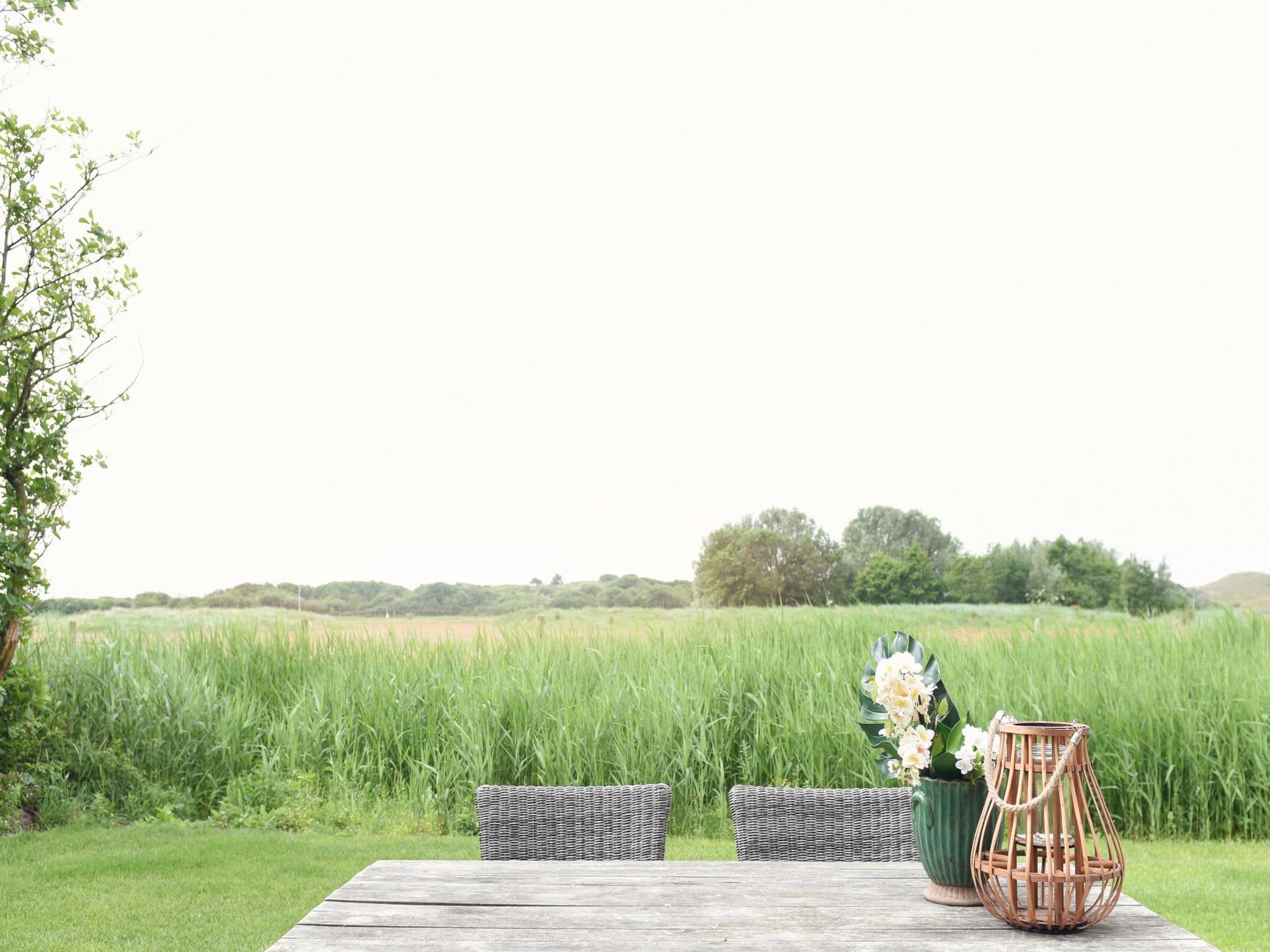 Het terras van Vossehoeck 3 in Callantsoog