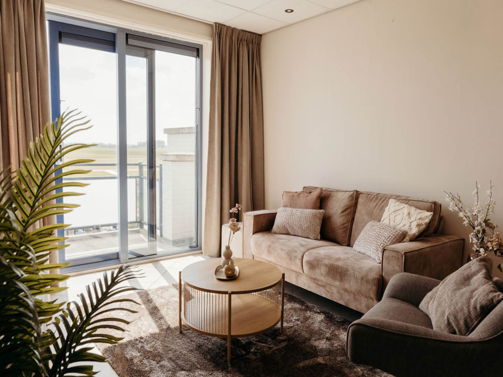 De woonkamer van De Vlijt - First class B in De Cocksdorp