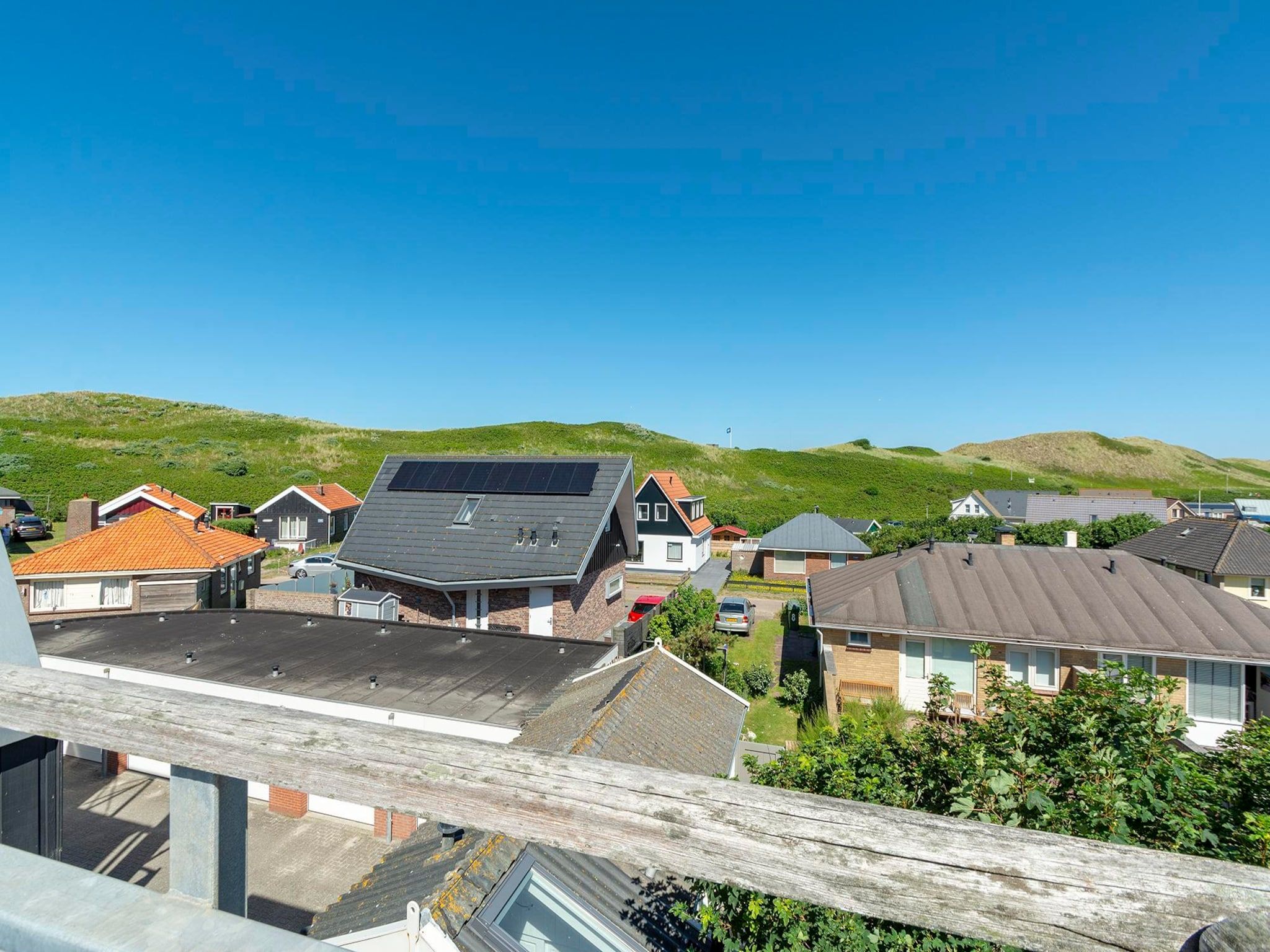 Het uitzicht vanaf Dorpsplein 23E in Callantsoog
