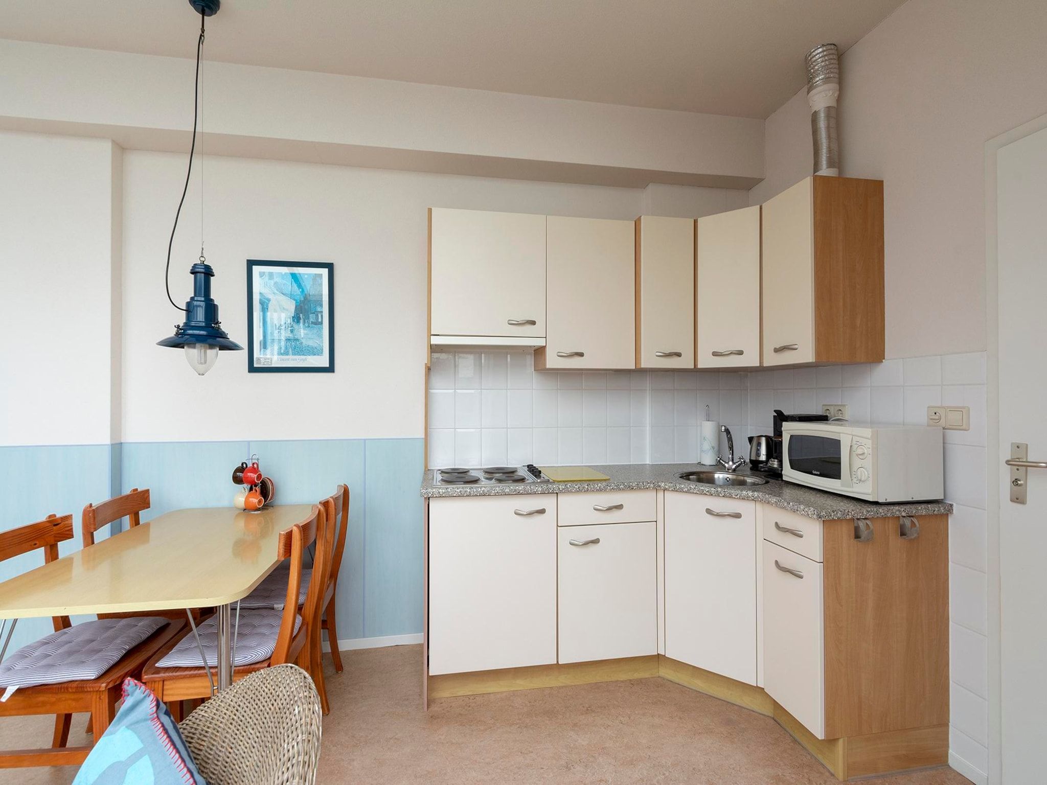 De keuken van Dorpsplein 23E in Callantsoog