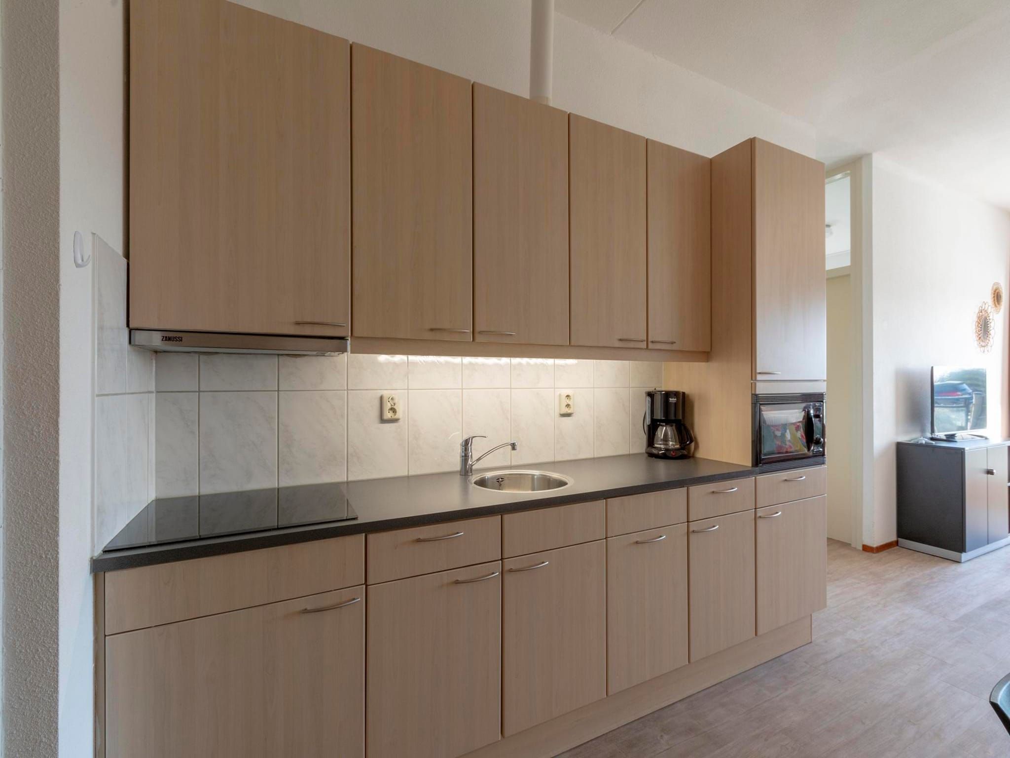 De keuken van Wijde Blick 103 in Callantsoog