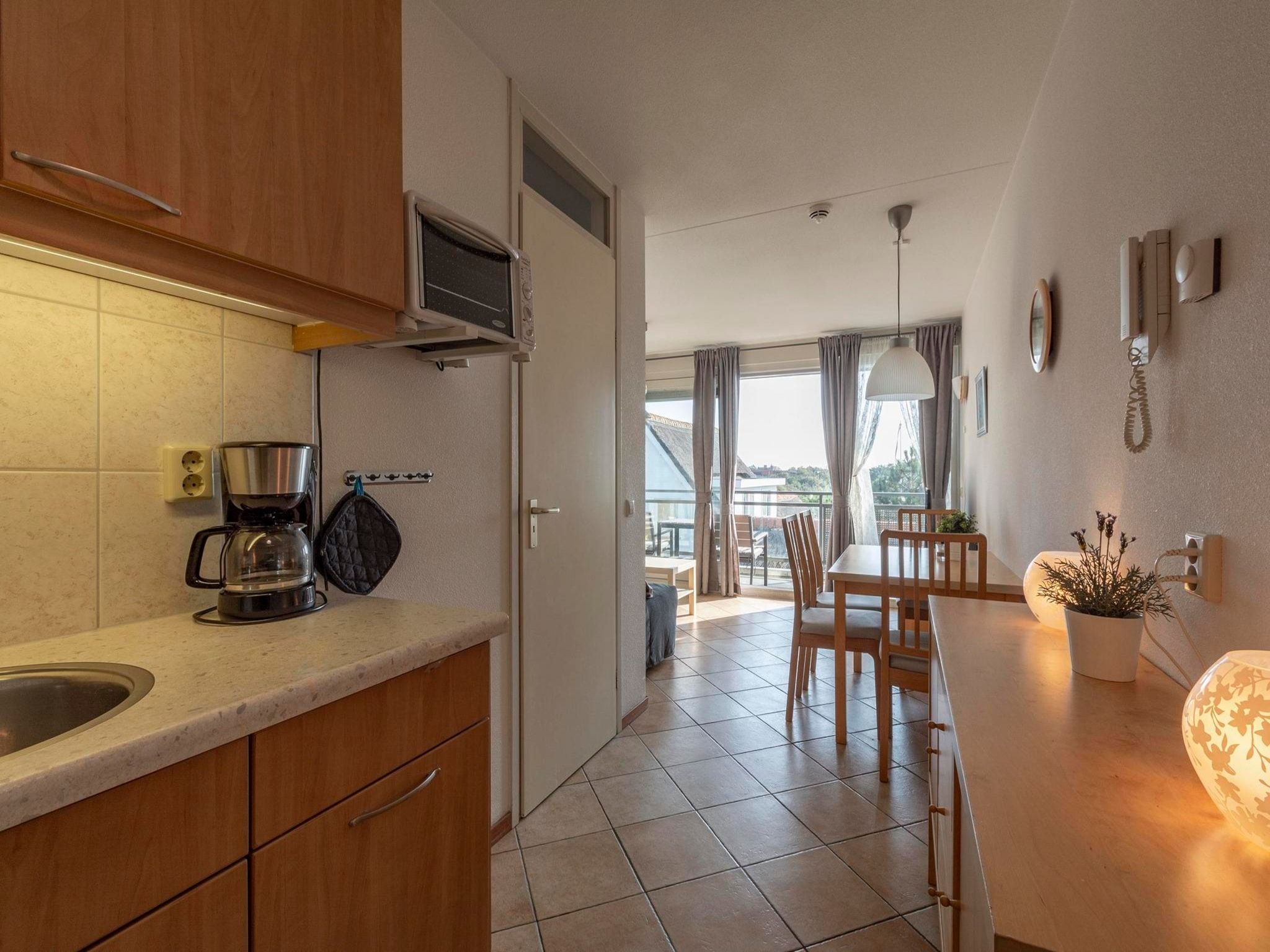 De keuken van Wijde Blick 201 in Callantsoog
