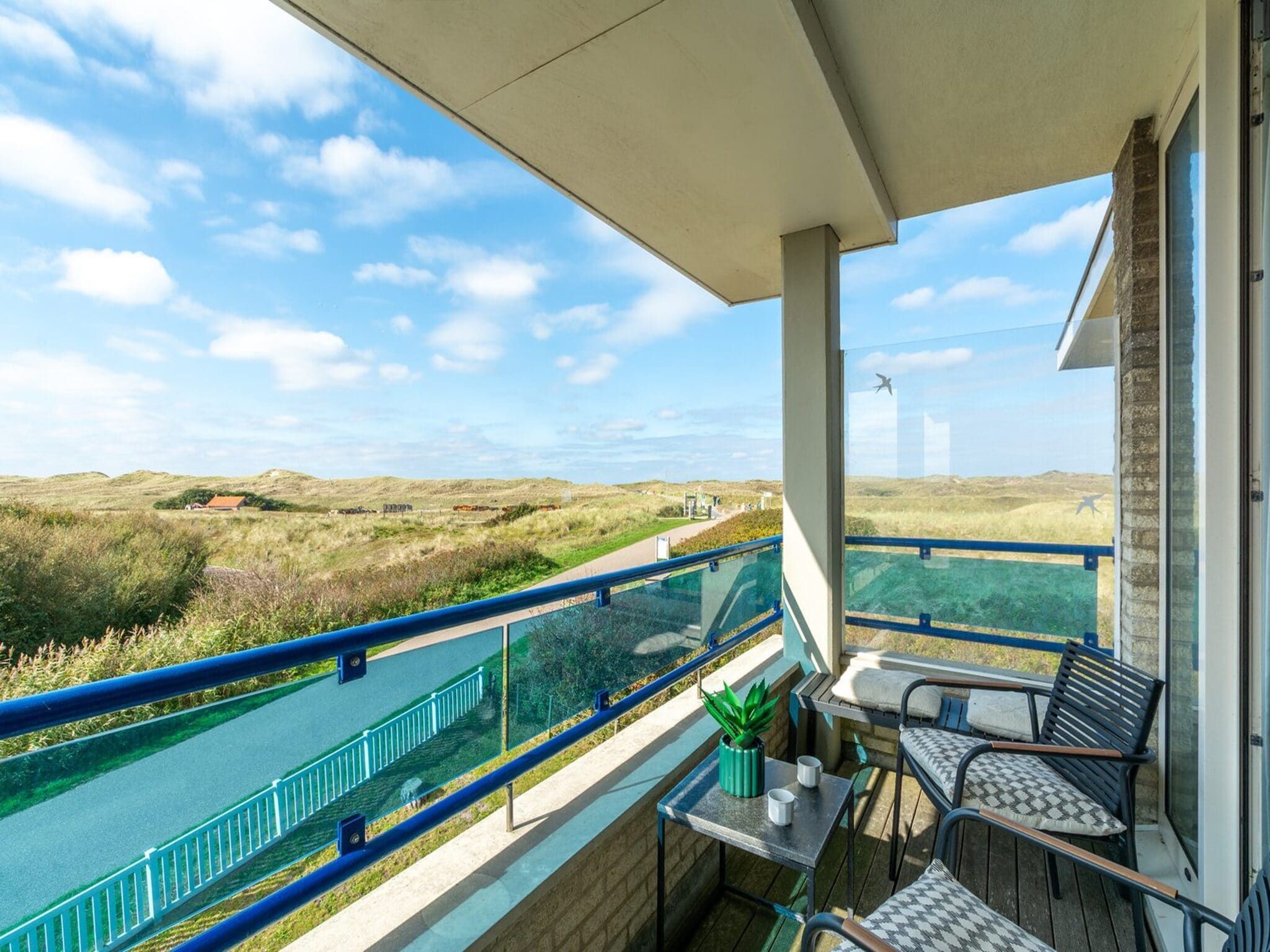 Het terras van Callantsduyne 33 in Callantsoog