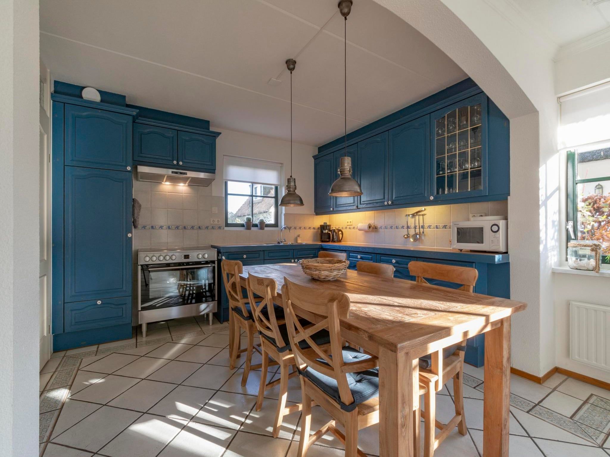 De keuken van De Buitenplaats 7 in Callantsoog