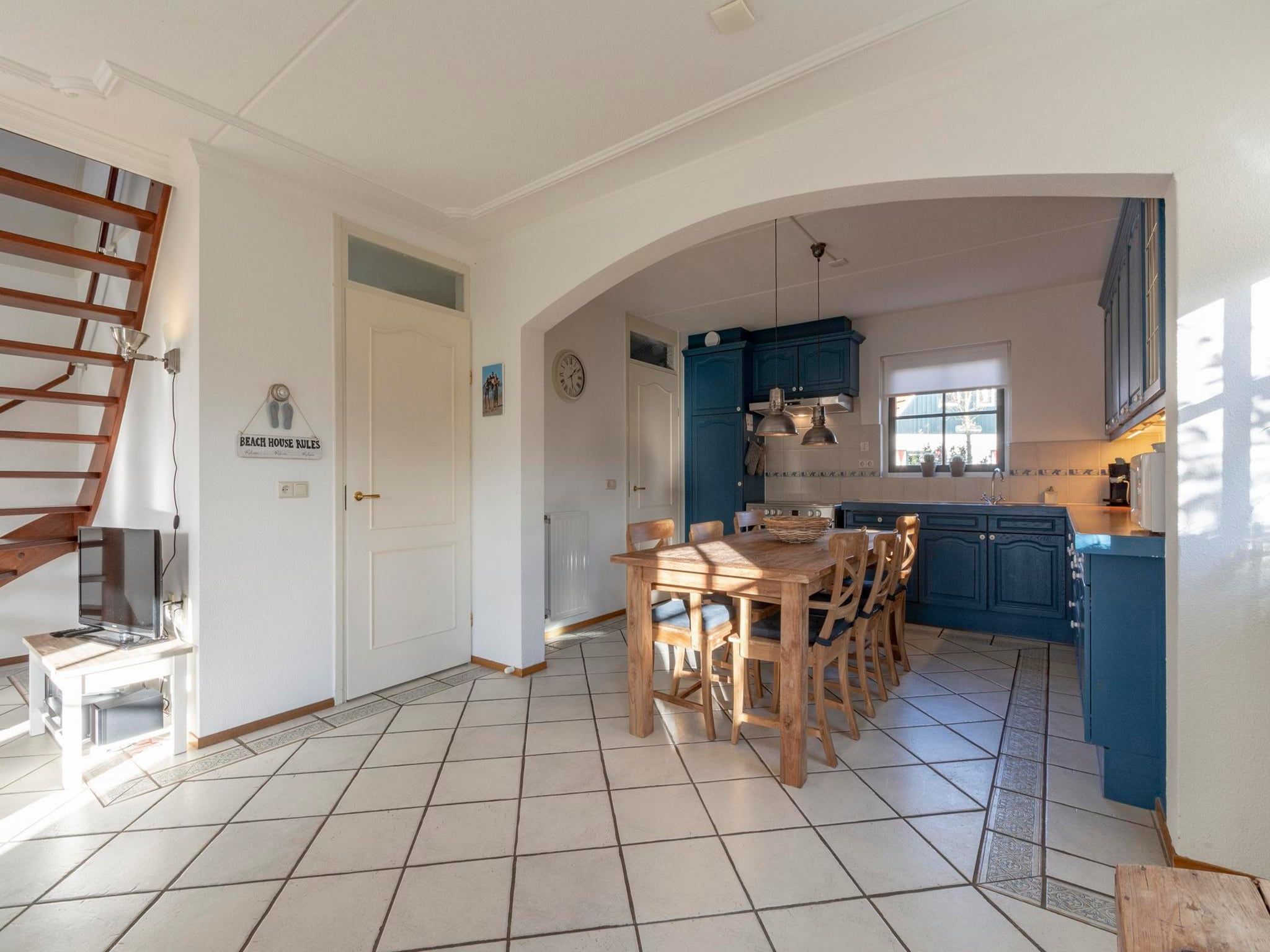 De eetkamer van De Buitenplaats 7 in Callantsoog
