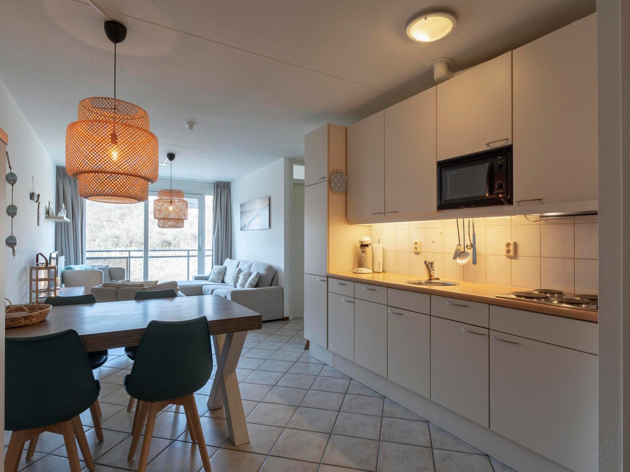 De keuken van Wijde Blick 212 in Callantsoog