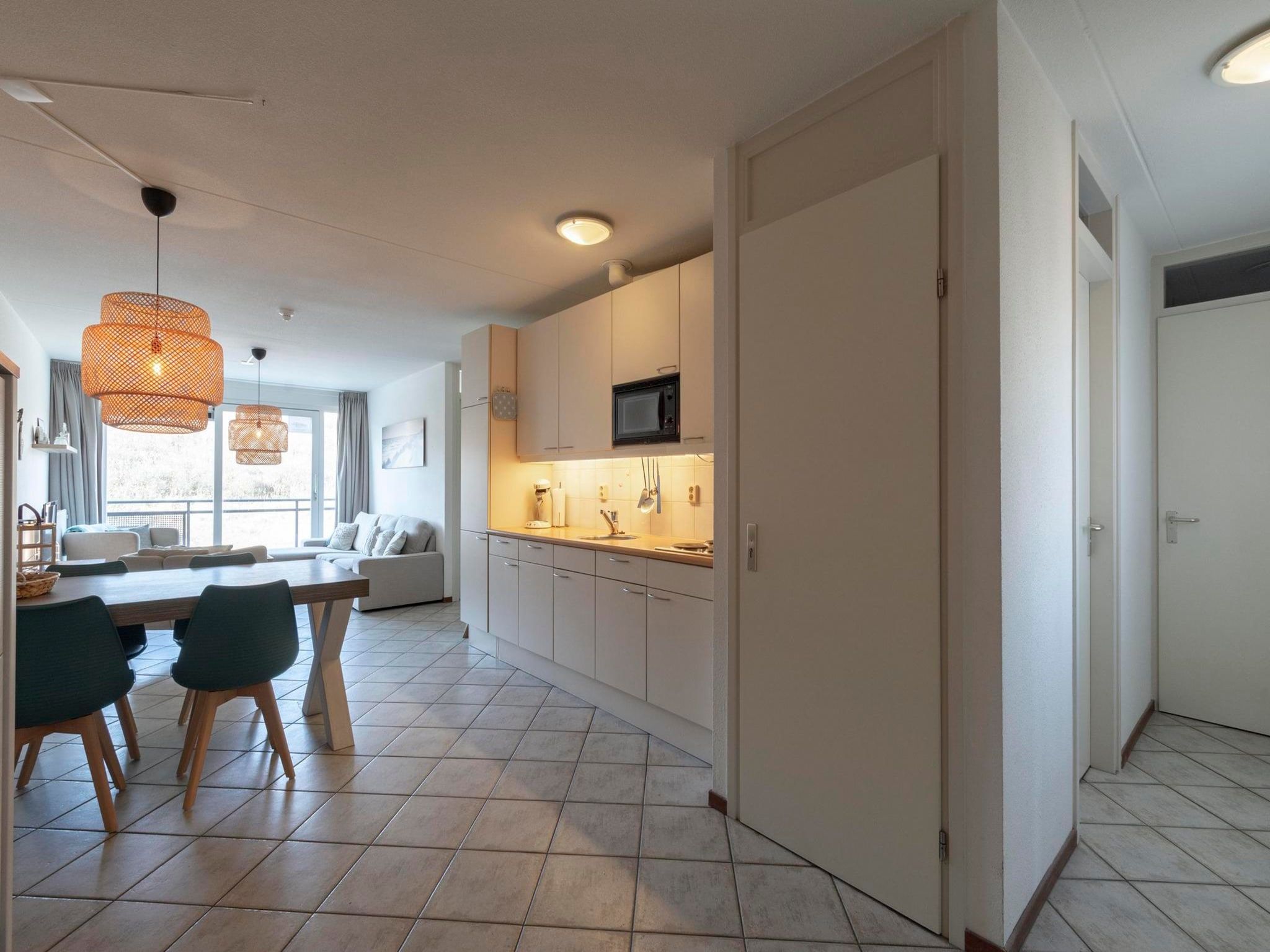De keuken van Wijde Blick 212 in Callantsoog