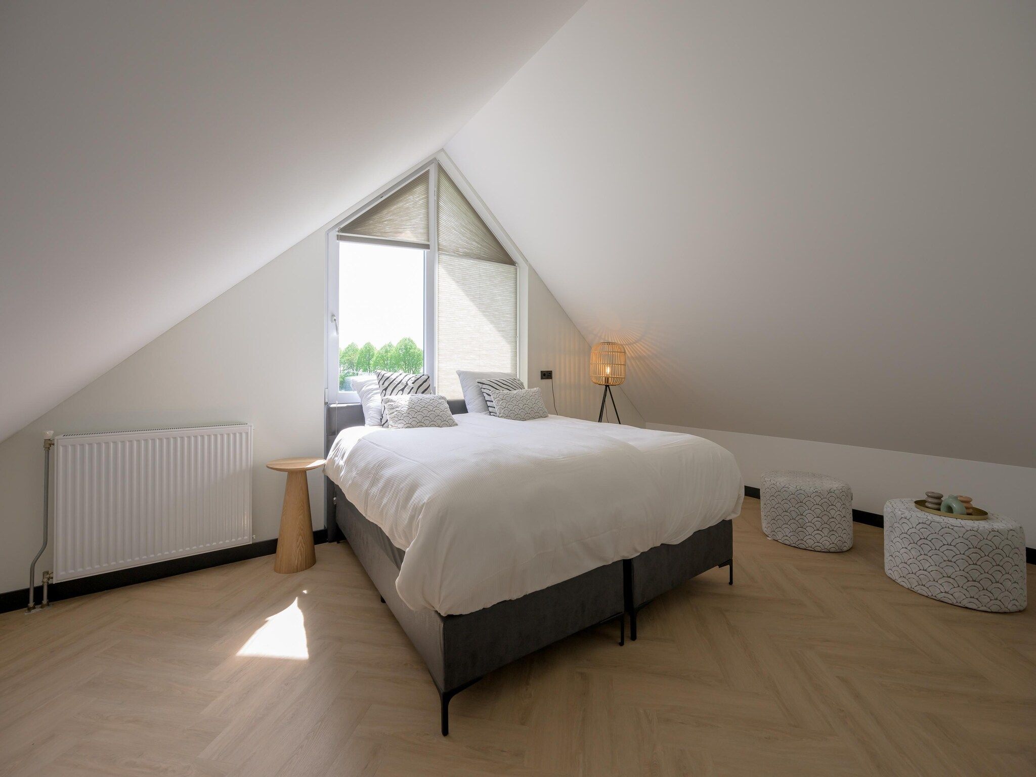 Een slaapkamer van 8 persoons villa in Sondel