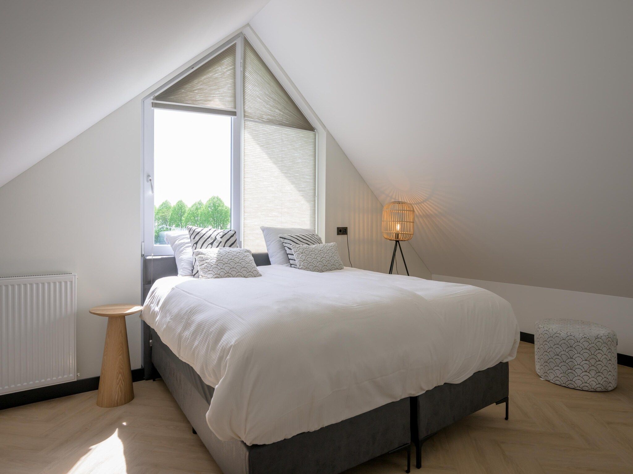 Een slaapkamer van 8 persoons villa in Sondel