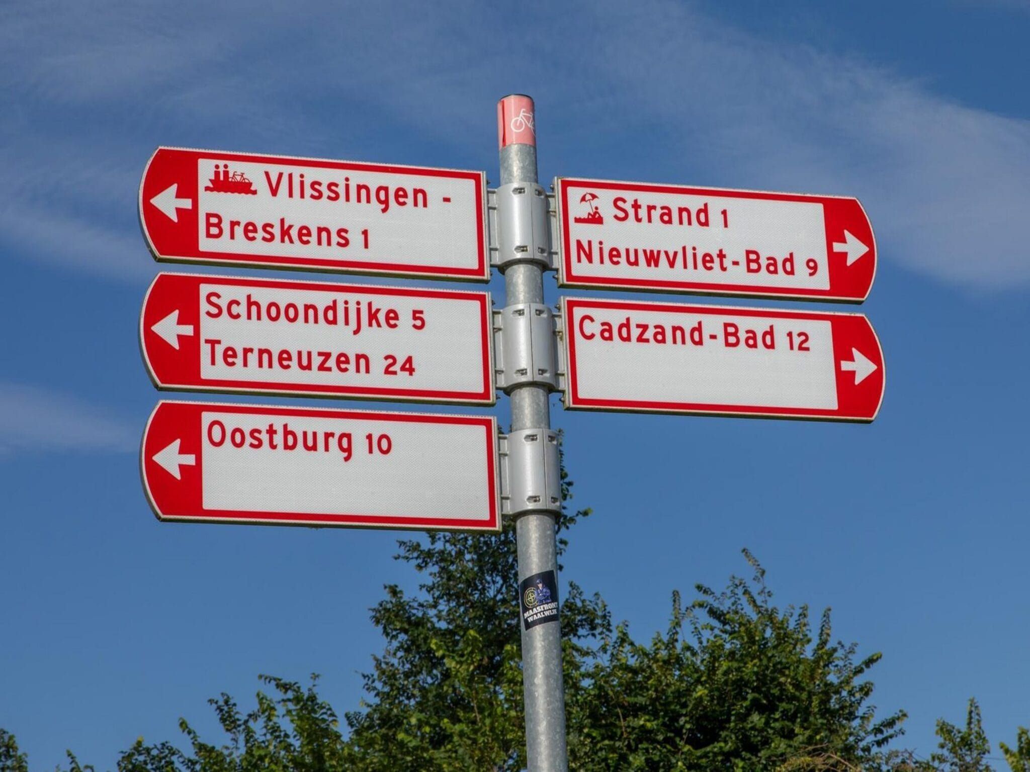 De omgeving van Strandhuis Schoneveld in Breskens