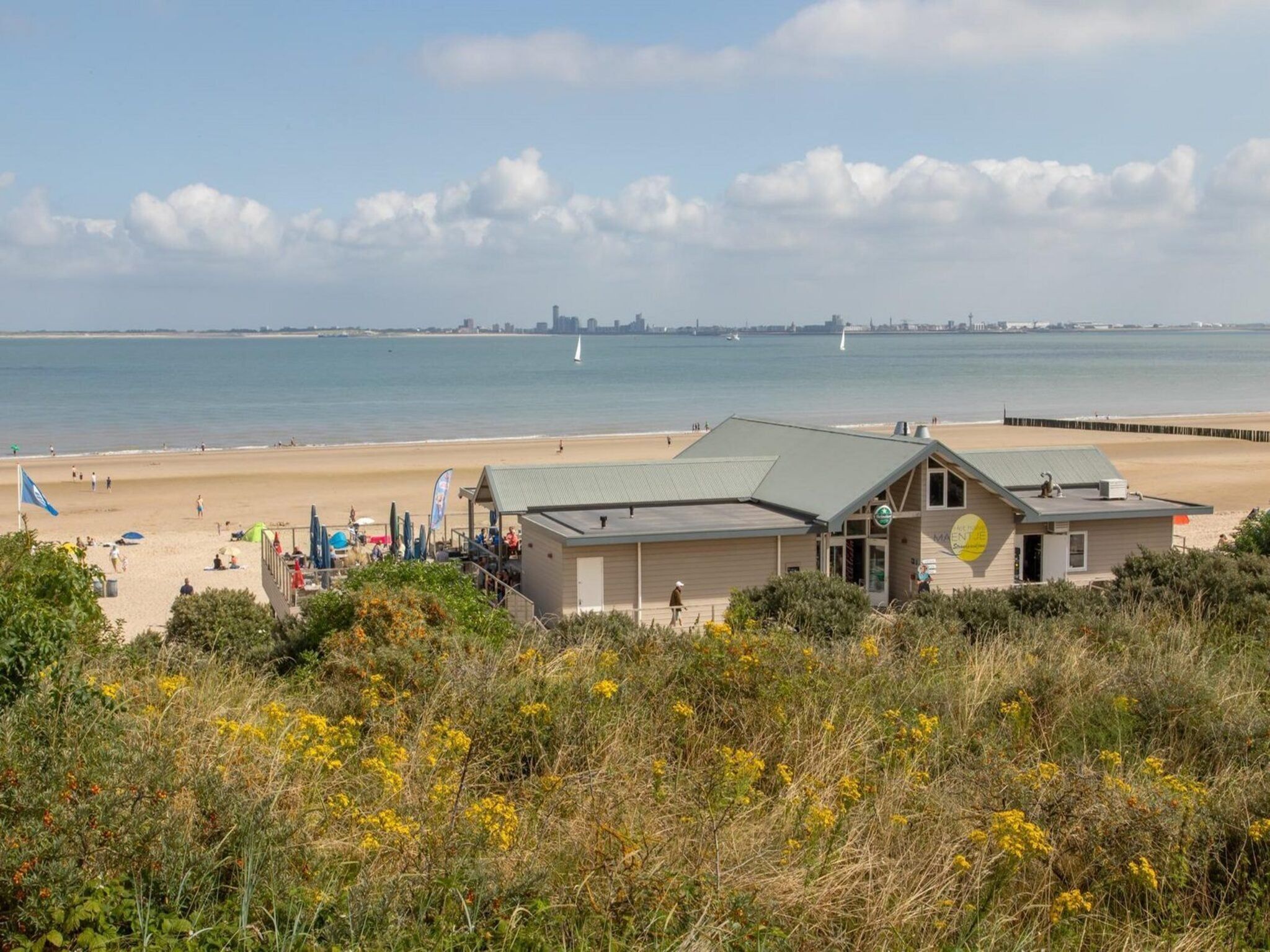 De omgeving van Strandhuis Schoneveld in Breskens