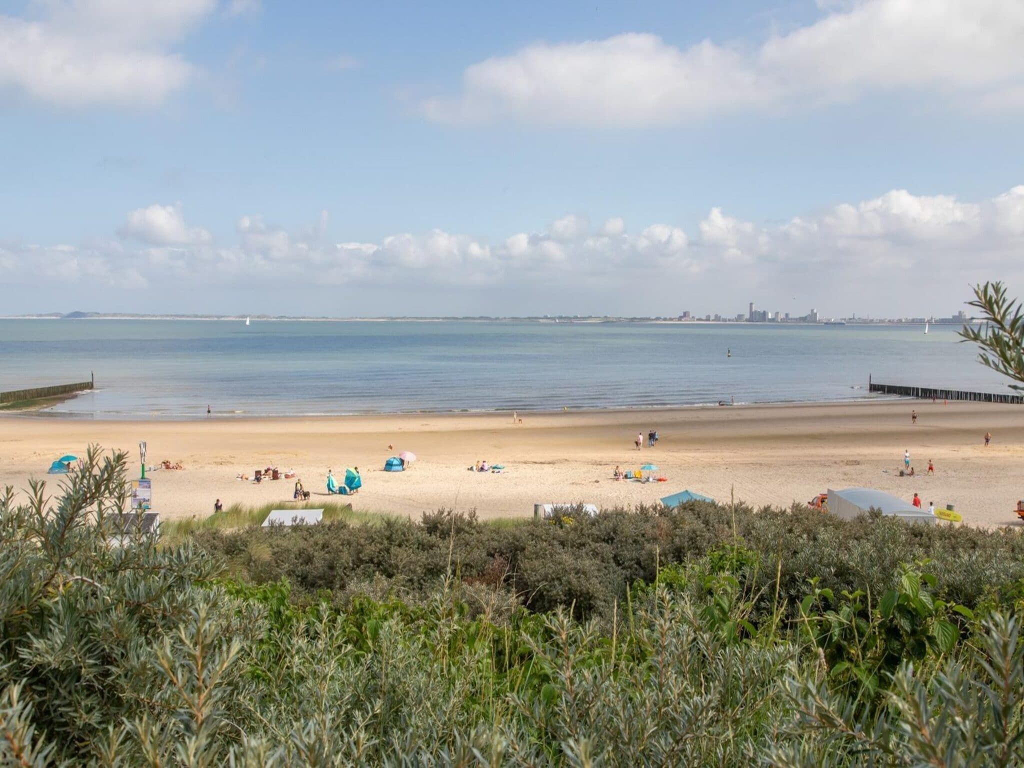De omgeving van Strandhuis Schoneveld in Breskens