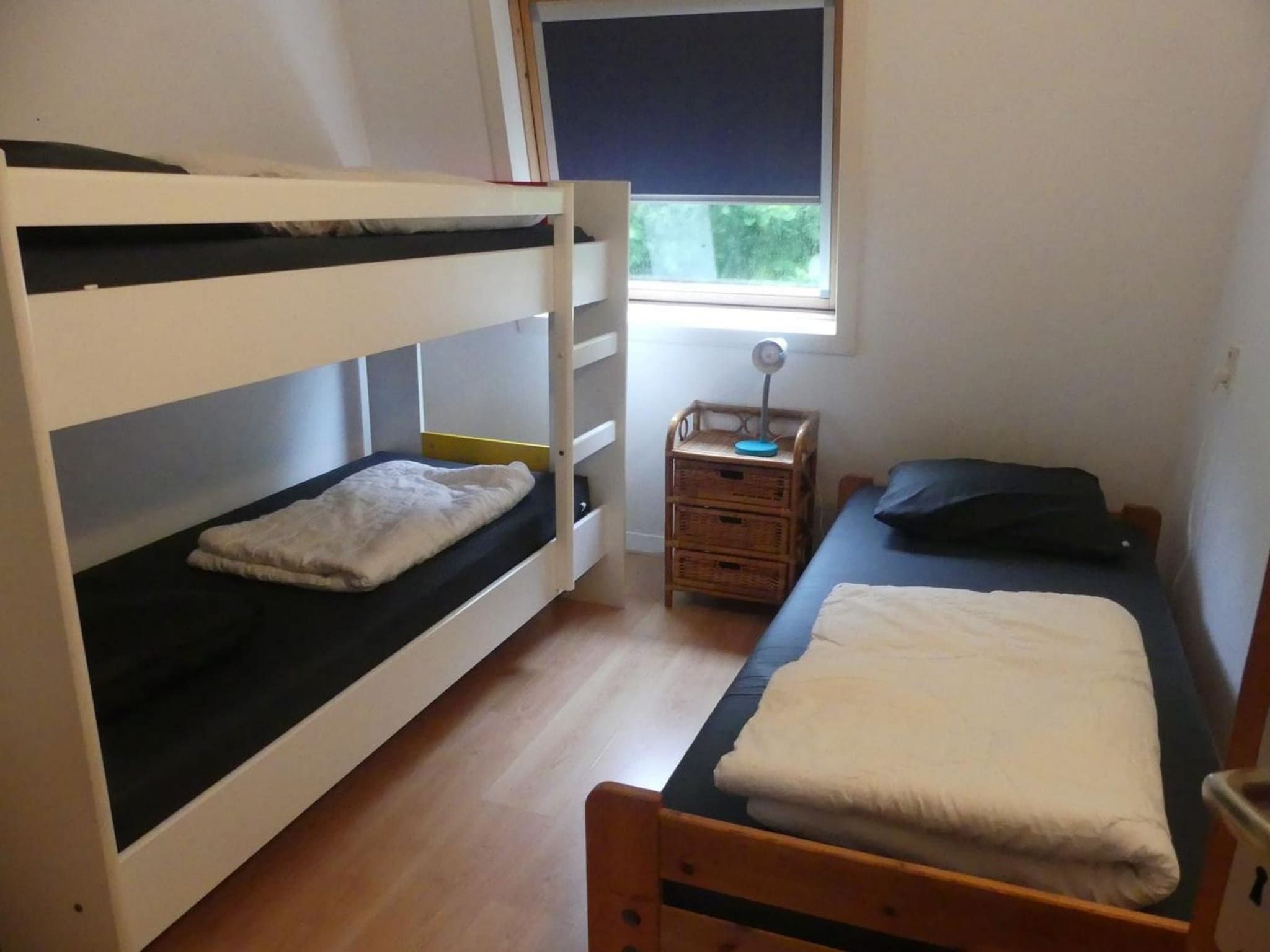 Een slaapkamer van Schoneveld 32 Zeester Breskens in Breskens