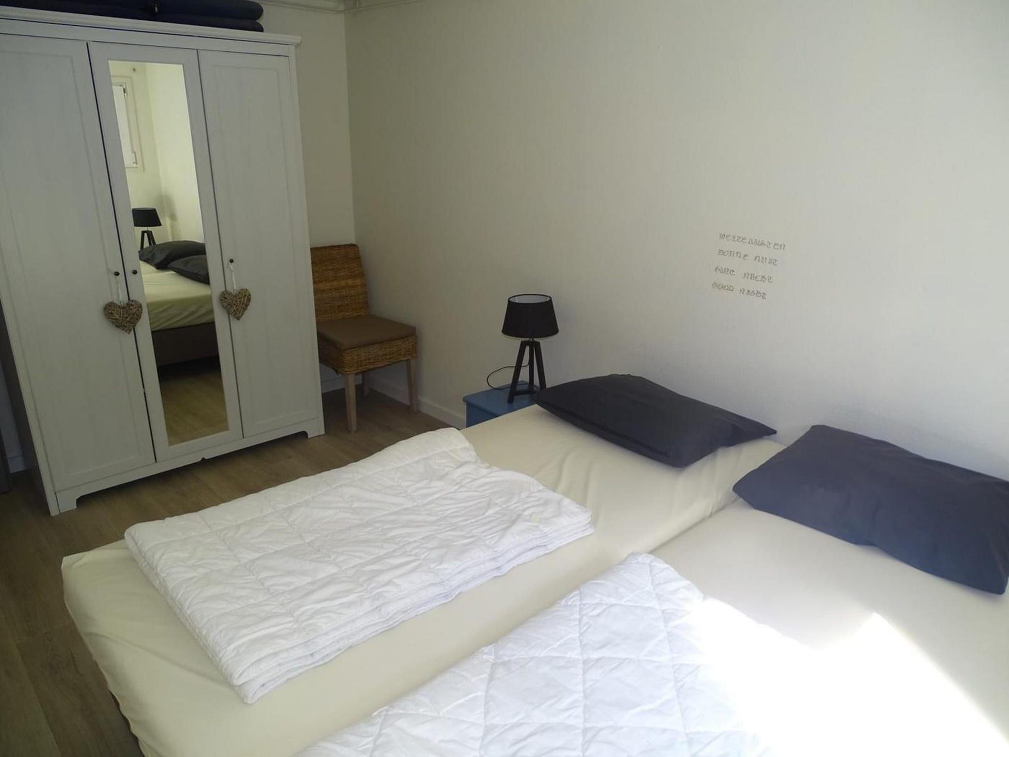 Een slaapkamer van Schoneveld 40 Zeester Breskens in Breskens