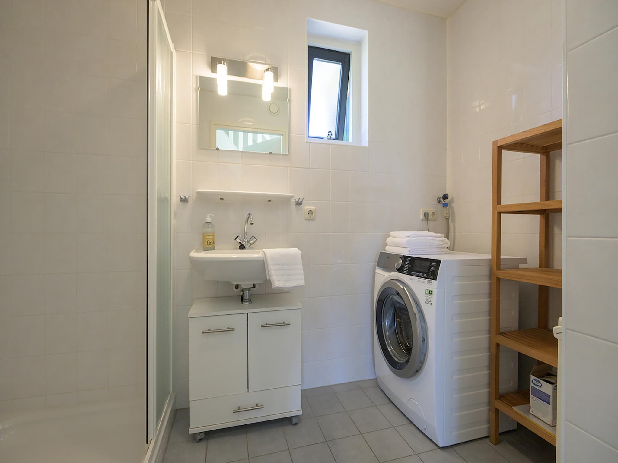 De badkamer van 6-persoons bungalow 4 in Sondel