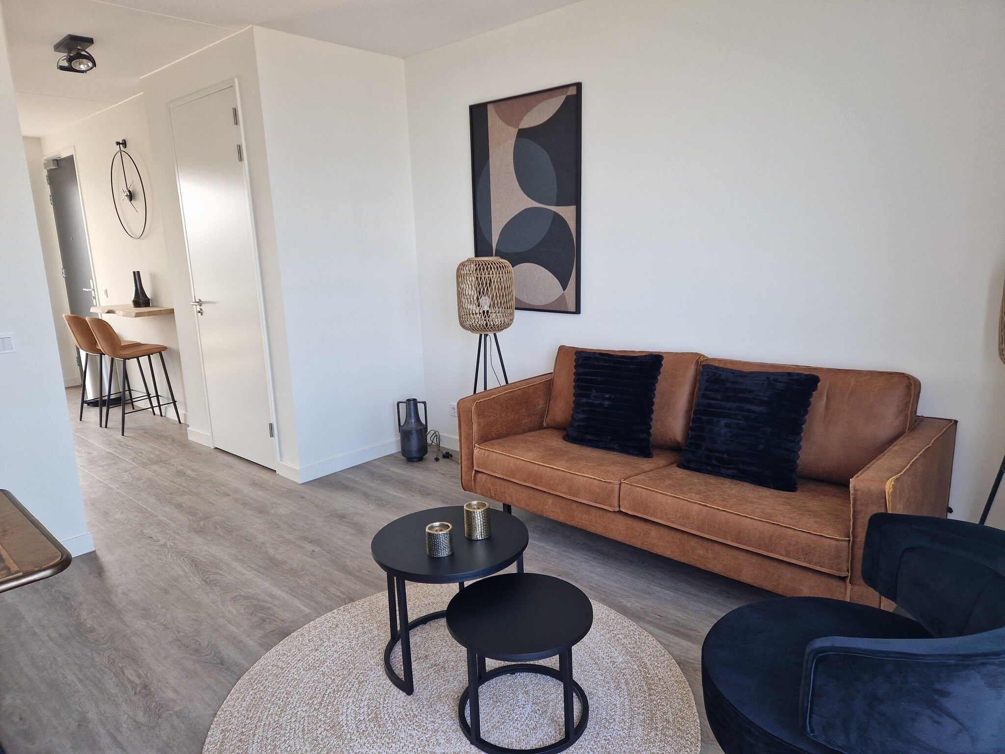 De woonkamer van Luxe appartement Vista Maris - Havenweg 8-46  Sint-Annaland Oosterschelde in Sint-Annaland