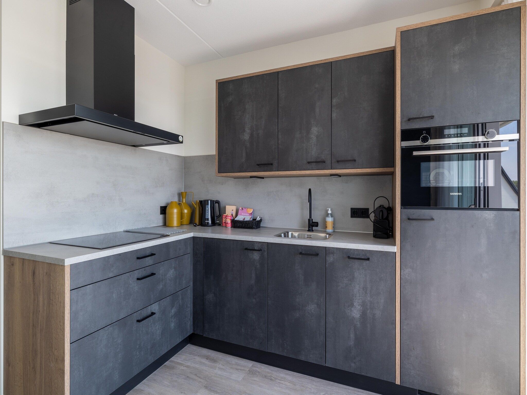 De keuken van Luxe appartement Vista Maris - Havenweg 8-46  Sint-Annaland Oosterschelde in Sint-Annaland