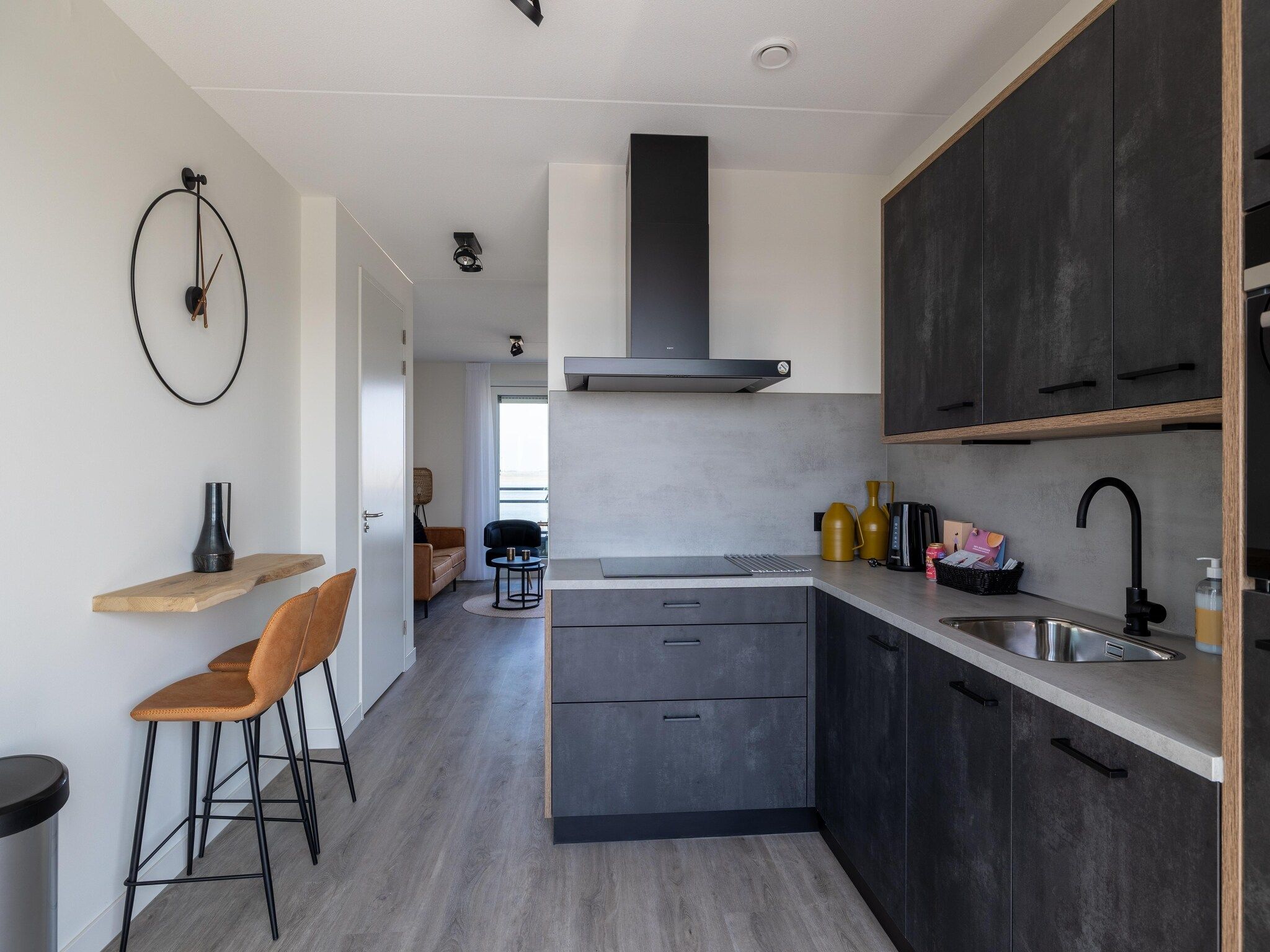 De keuken van Luxe appartement Vista Maris - Havenweg 8-46  Sint-Annaland Oosterschelde in Sint-Annaland
